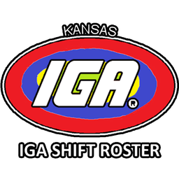 IGA Shift Roster