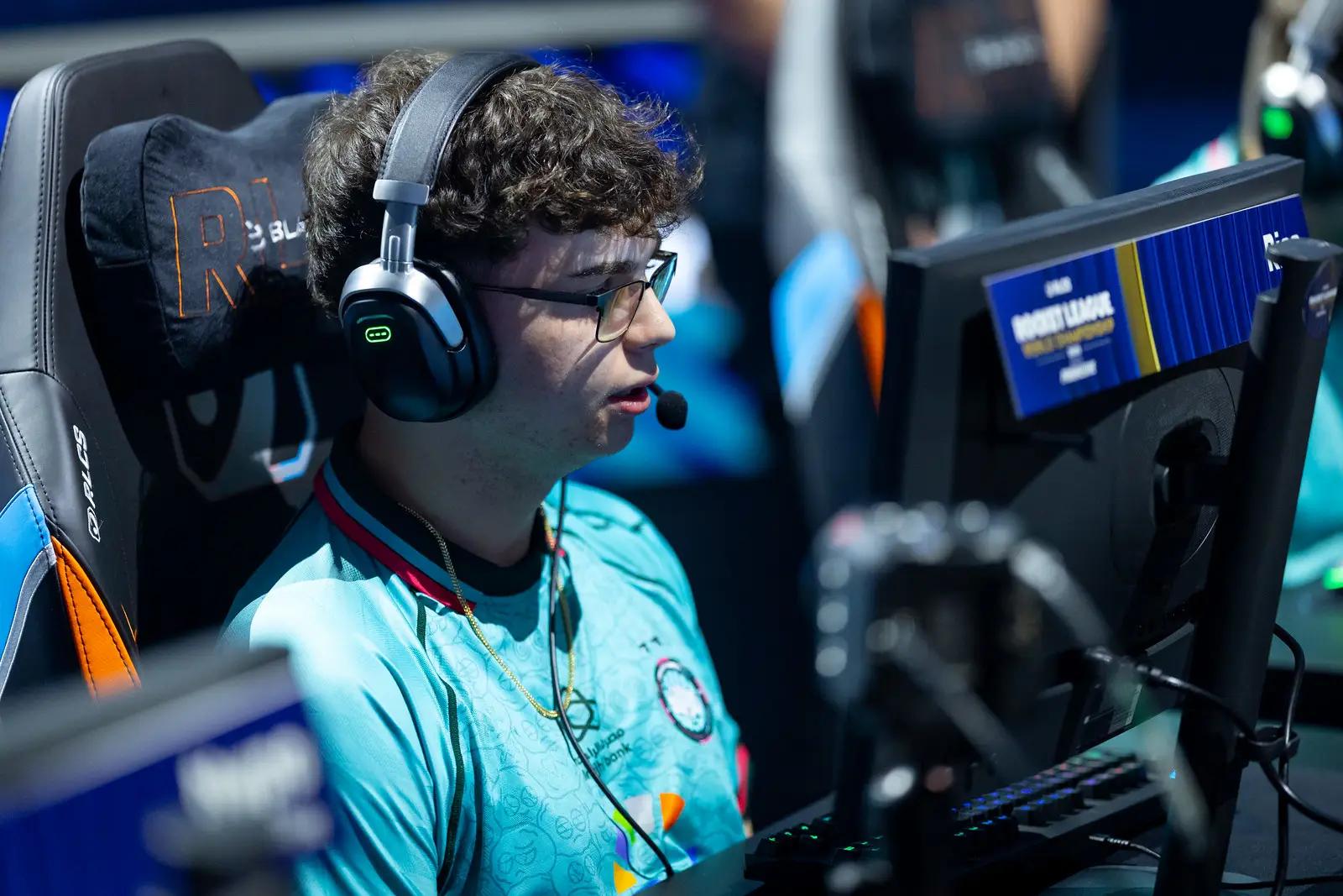 Rise competing at the RLCS 2025 World Championship - Credit: Michal Konkol/BLAST.tv