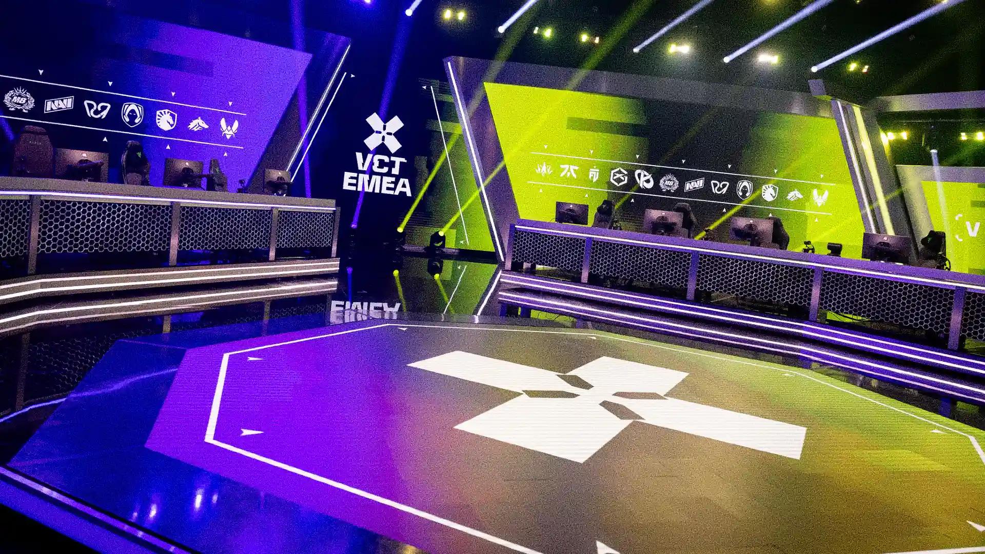 VCT EMEA Stage. Credit: Wojciech Wandzel/Riot Games