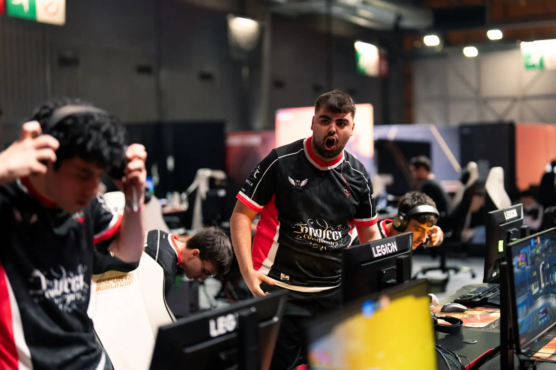 The trio competed under PCS Stride for the Esports World Cup LCQ. Credit: EWC