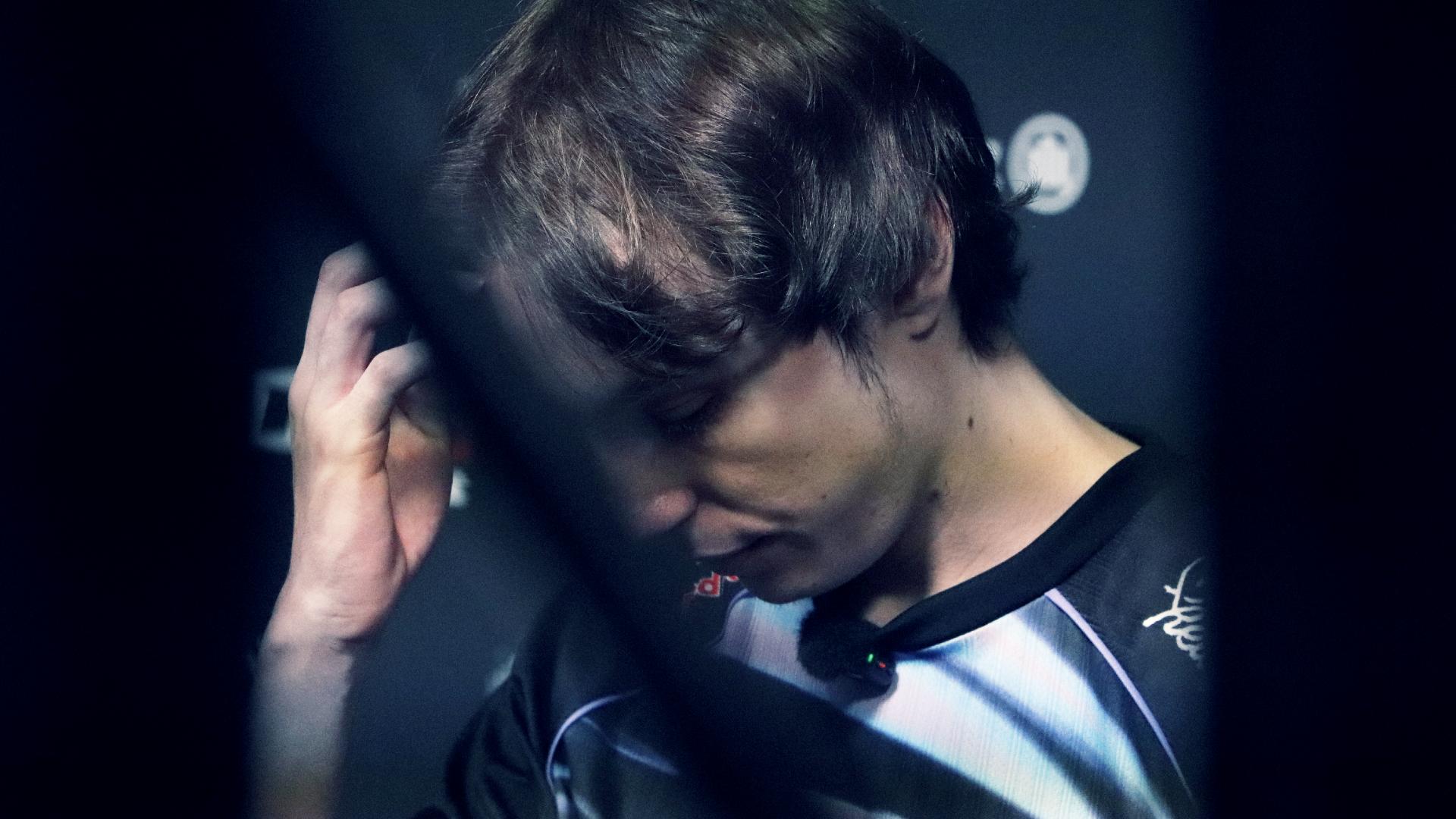 Caliste after KC defeat to Dplus KIA at EWC 2026. Credit: Lucas Jacque/Sheep Esports