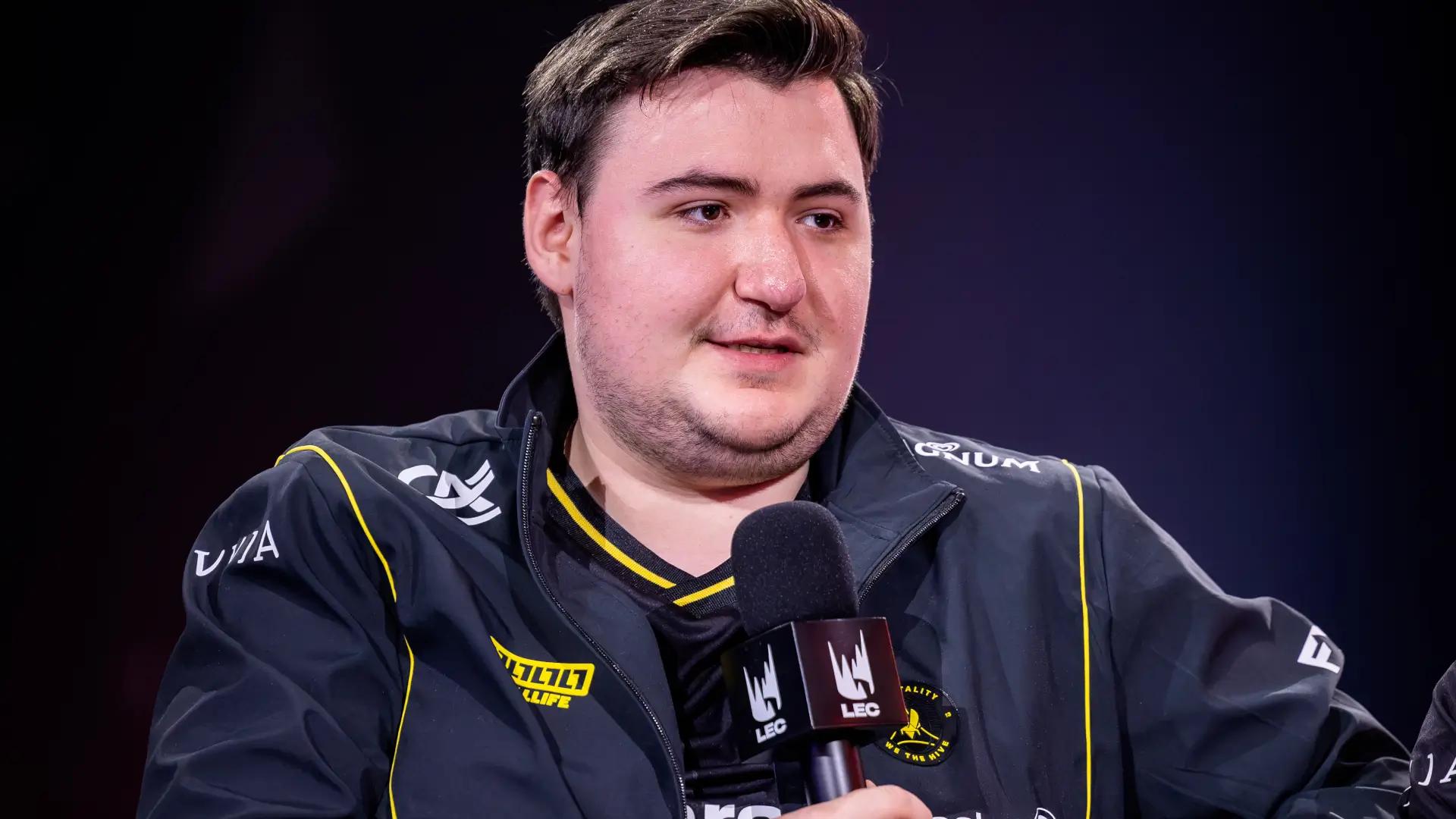 Kadir "Fleshy" Kemiksiz, support of Team Vitality. Photo Credit: MichaĆ Konkol/Riot Games