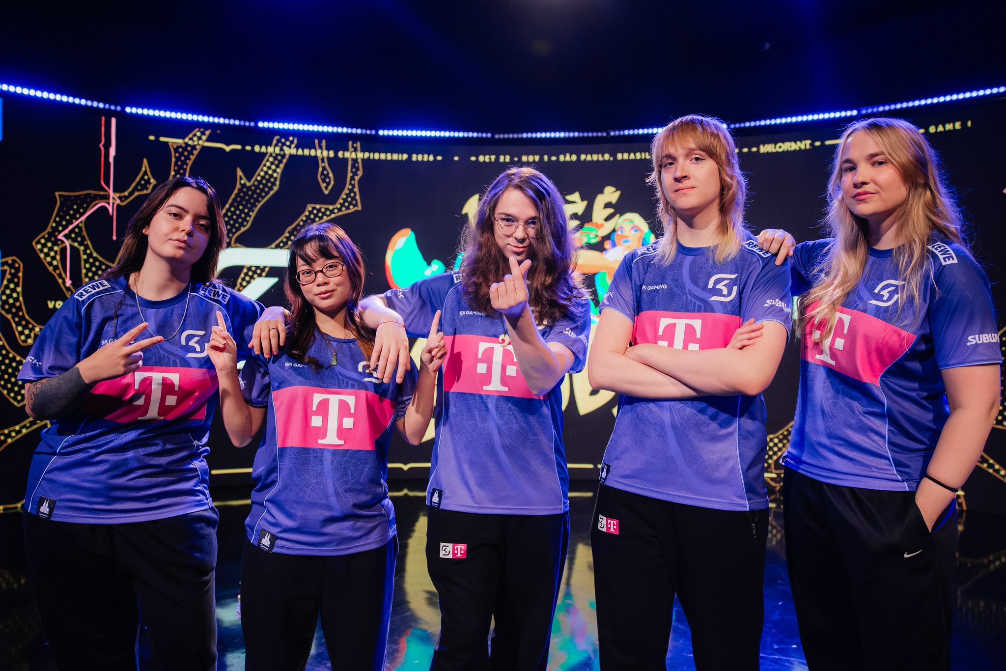 SK Nebula at VALORANT Game Changers Championship 2026. Credit: Heaven Wolf/Riot Games