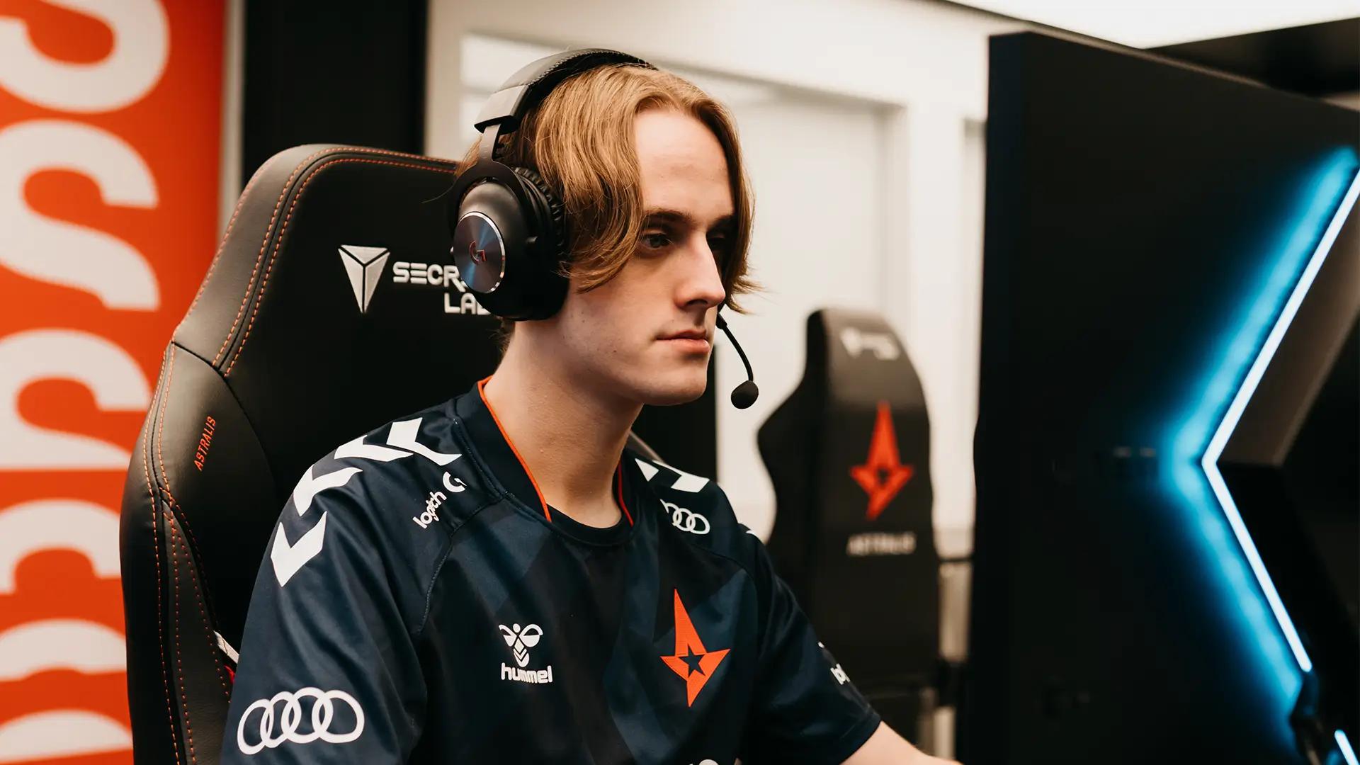 Jesper "Jeskla" Klarin Strömberg, playing for Astralis.