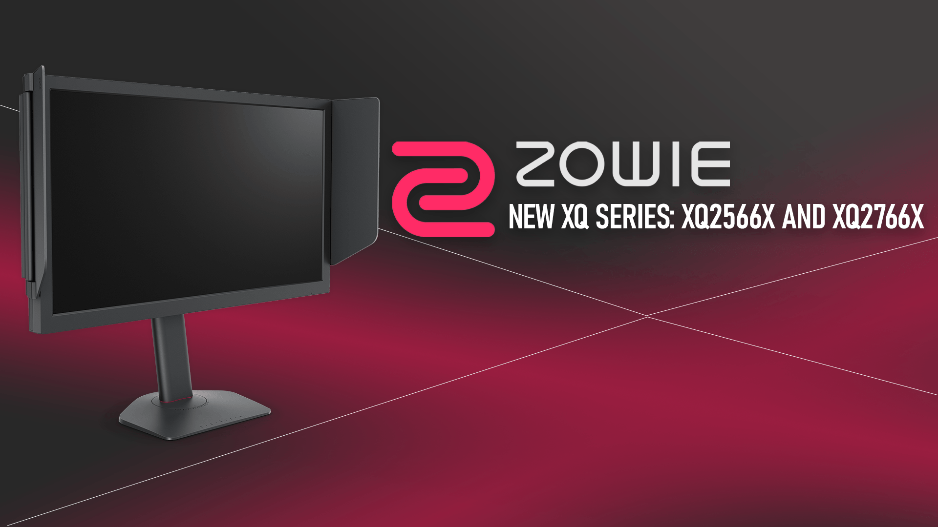 ZOWIE has officially announced its new XQ Series esports monitors. Credit: Zowie