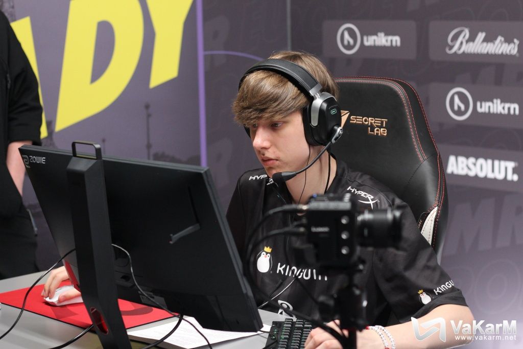 Artem "r1nkle" Moroz, competing with B8 at the BLAST.tv Paris Major 2023: European RMR A