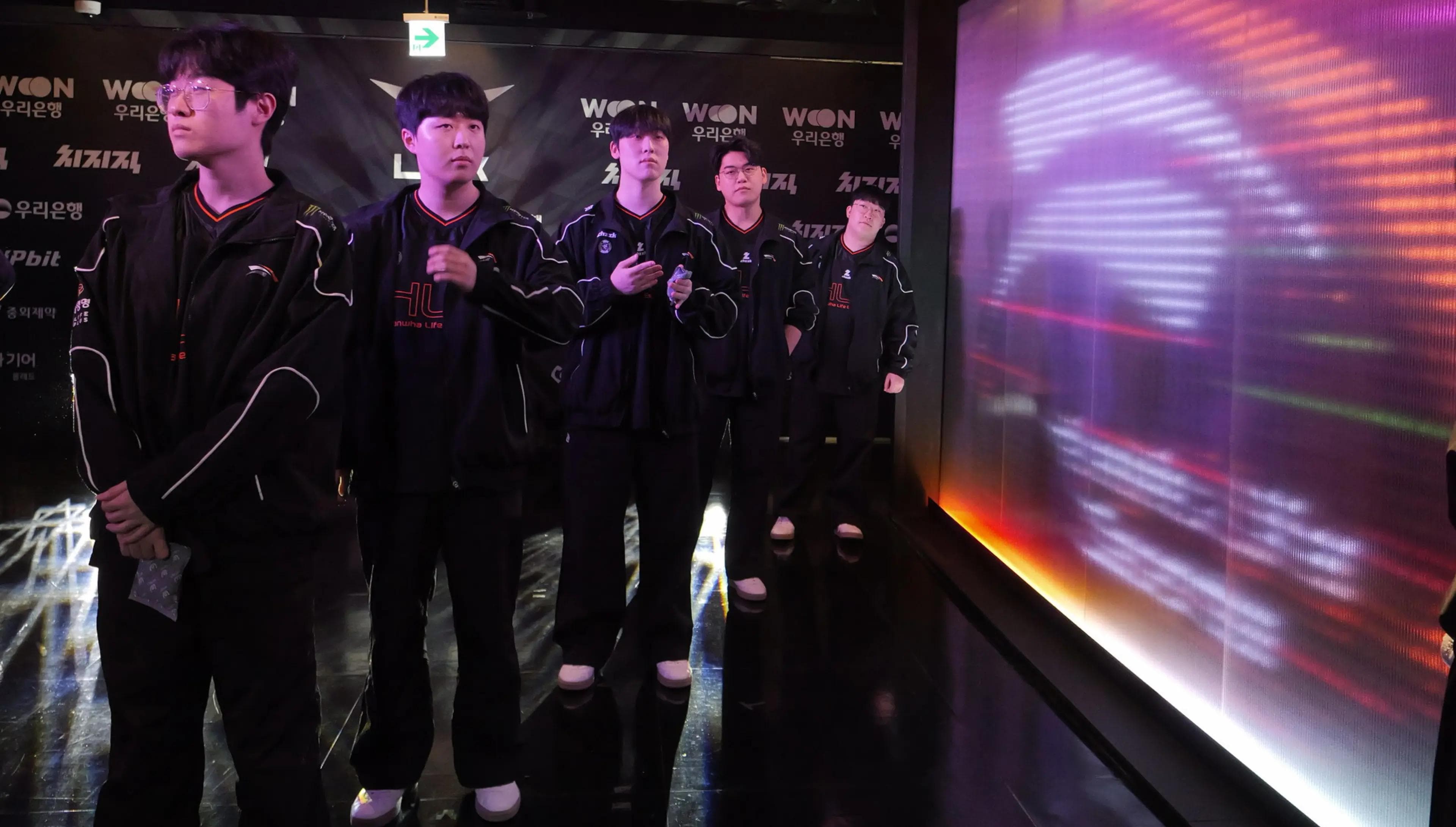 Hanwha Life Esports during the 2026 LCK Cup. Credit: LCK