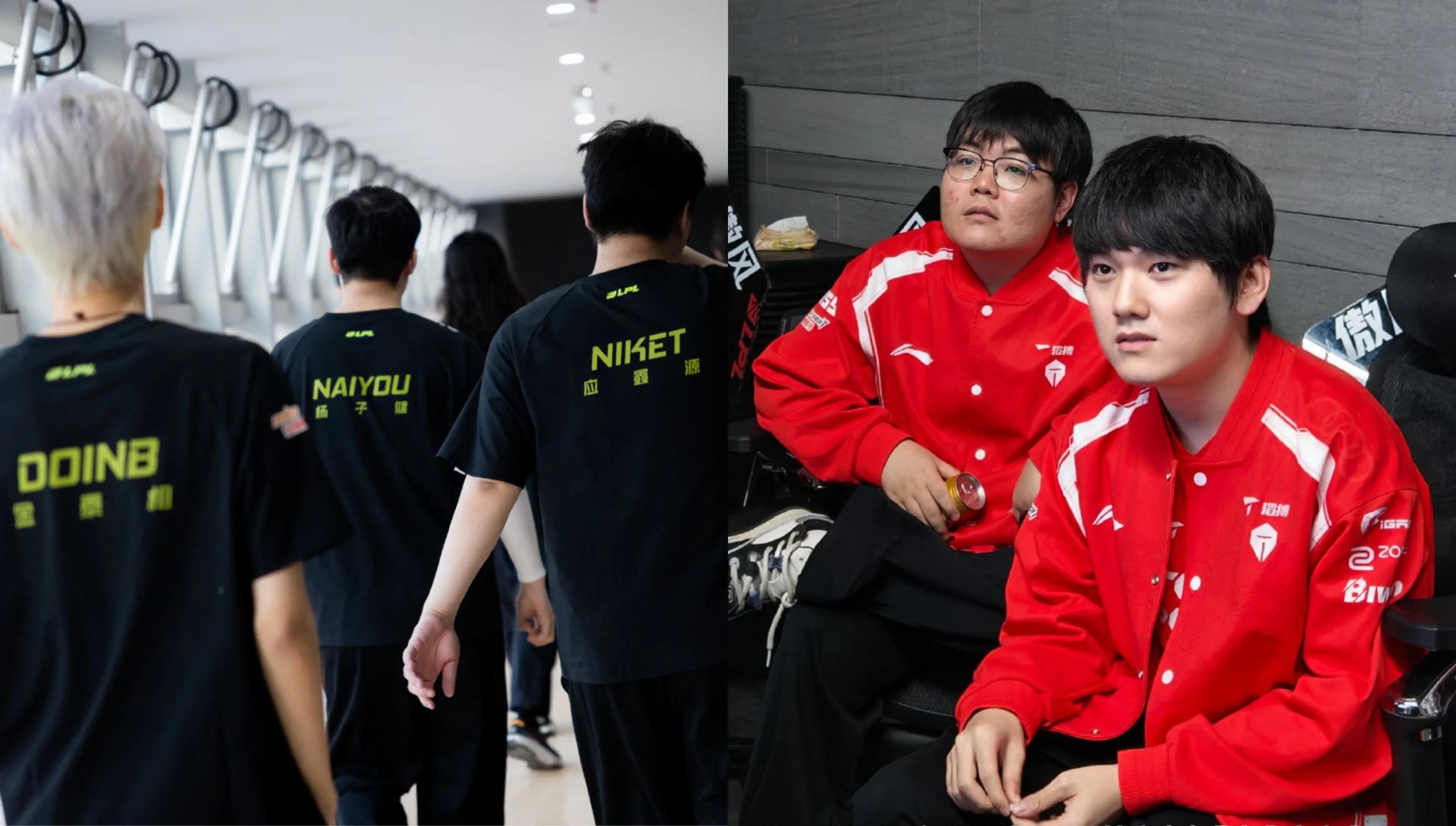 Ninjas in Pyjamas/Top Esports leading both groups
