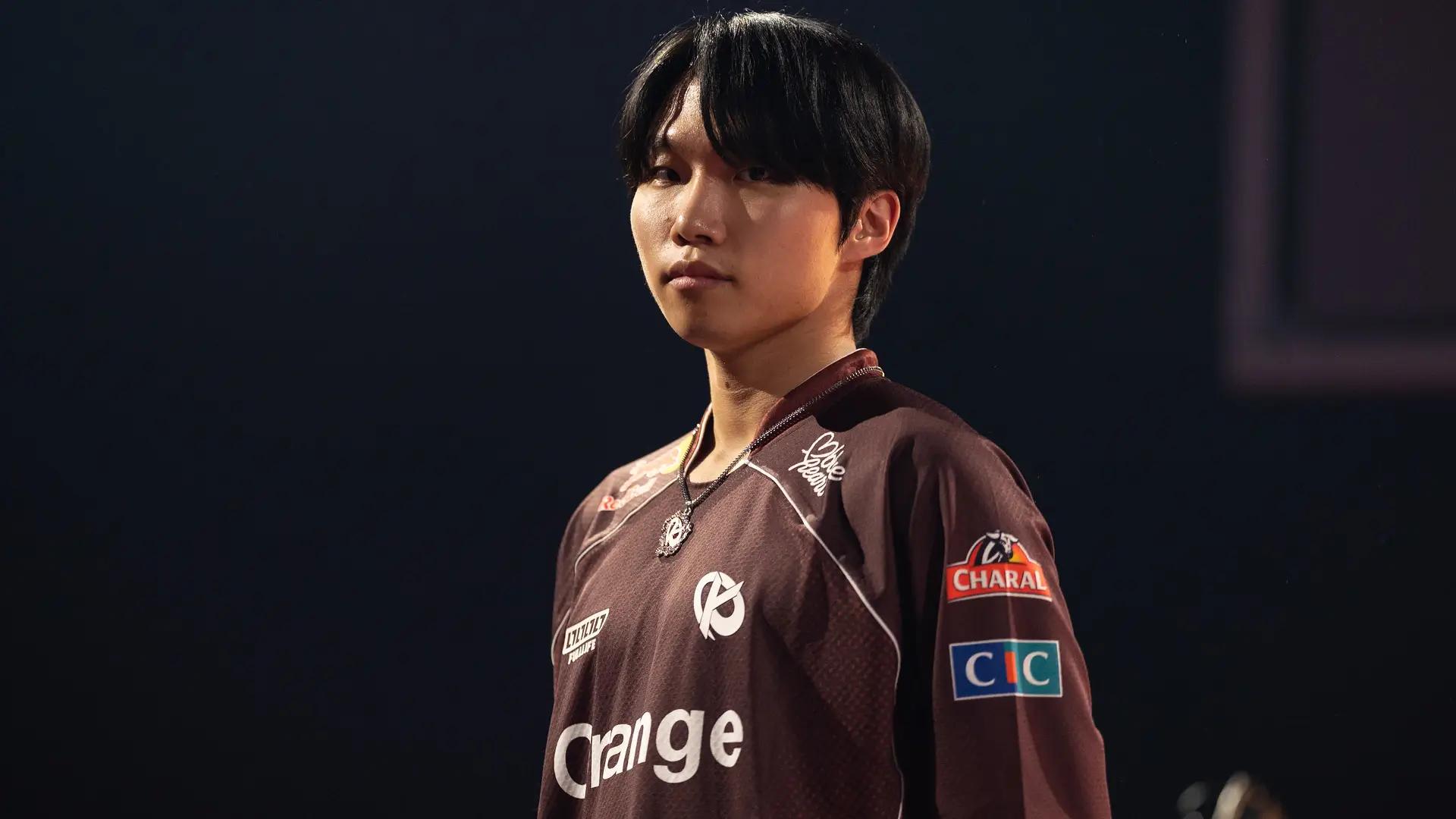 Kim "Canna" Chang-dong, toplaner of Karmine Corp in the 2026 LEC Spring Season. Photo Credit: Elliot Le Core/Riot Games