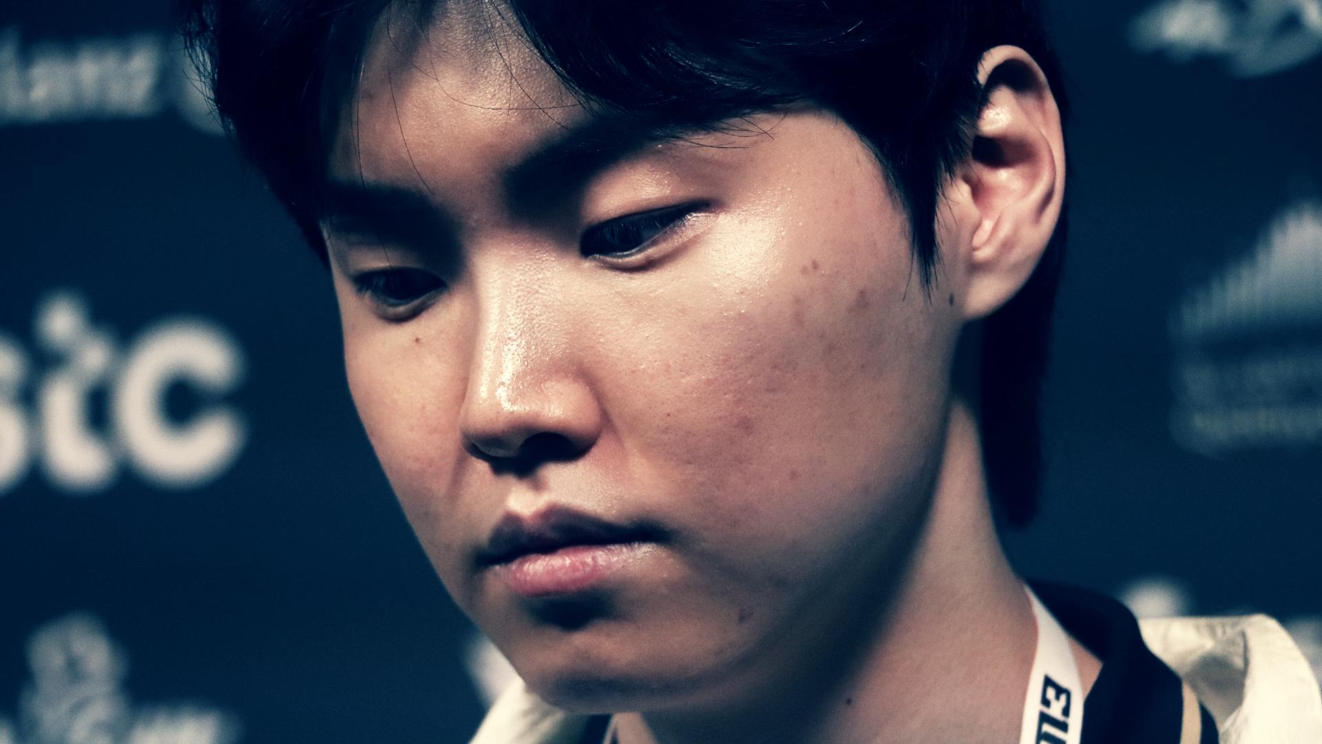 Chovy after the defeat agaisnt Dplus at EWC 2026. Credit: Sheep Esports