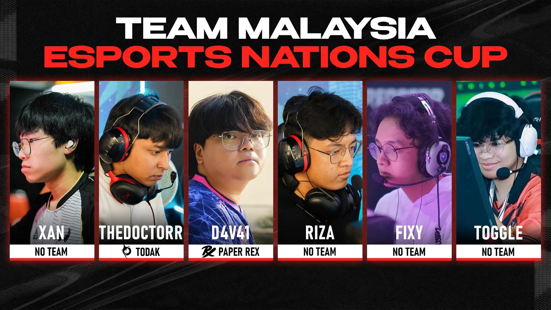 Malaysia ENC VALORANT Roster. Credit: Sheep Esports