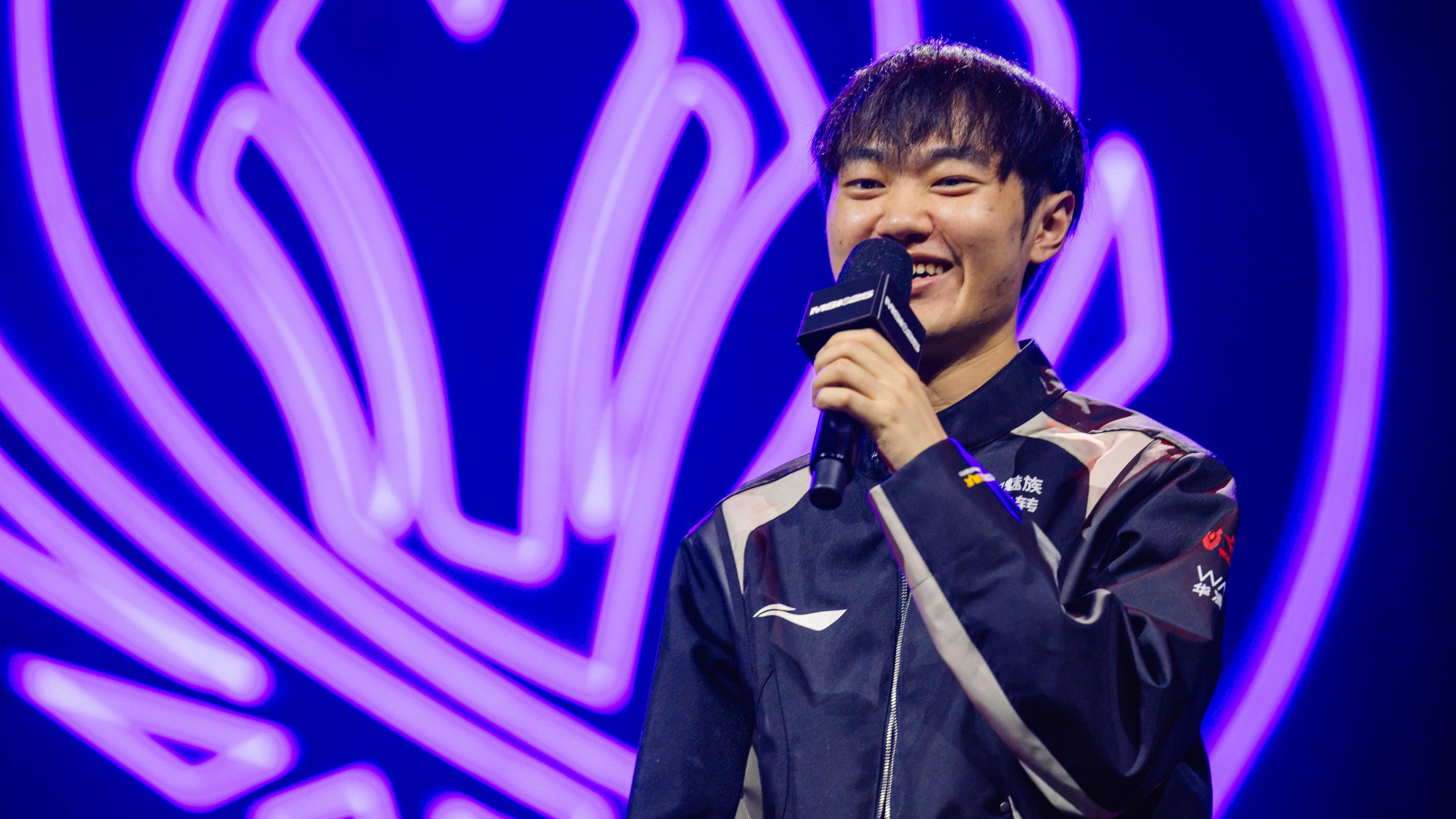 BLG Knight after his qualification to the main stage
