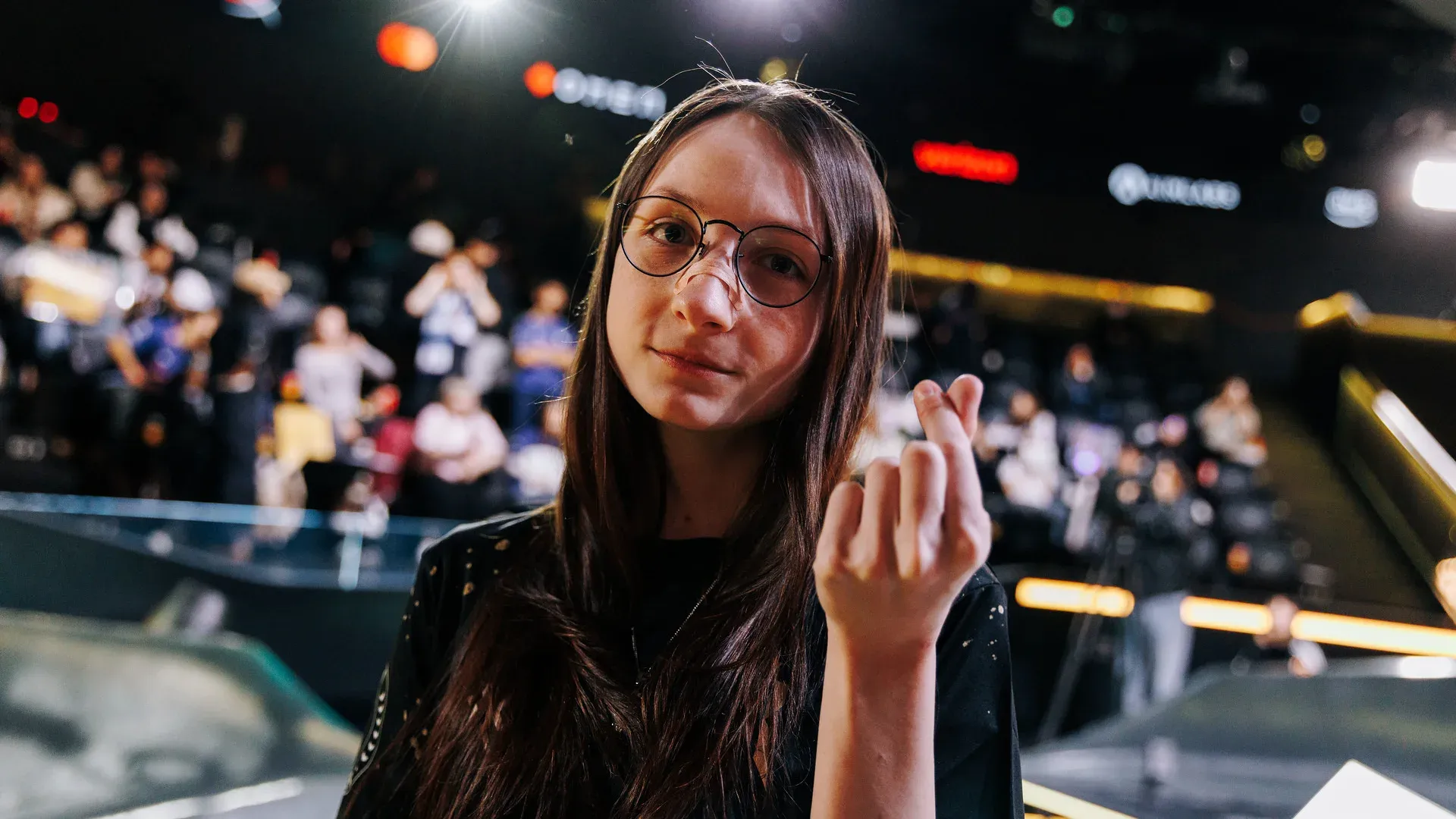 sarah on stage during GCC 2025. Credit: Riot Games