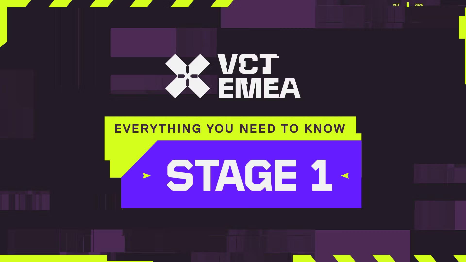 The VCT EMEA Stage 1 2026 begins on April 1. Credit: VALORANT/Riot Games