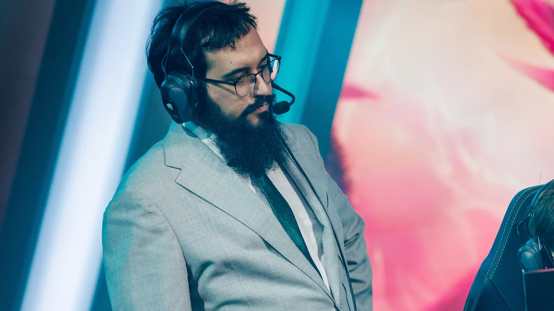 Tomás "Melzhet" Campelos, head coach of Movistar KOI in the 2025 LEC Winter Playoffs.
