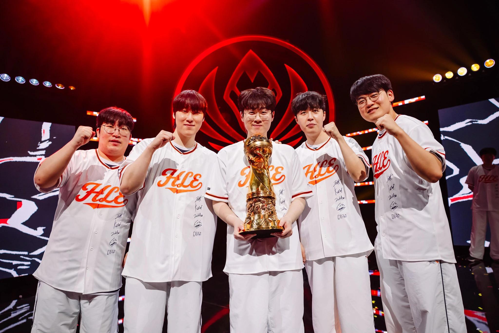 Hanwha Life Esports at MSI 2026. Credit: Colin Young-Wolff/Riot Games