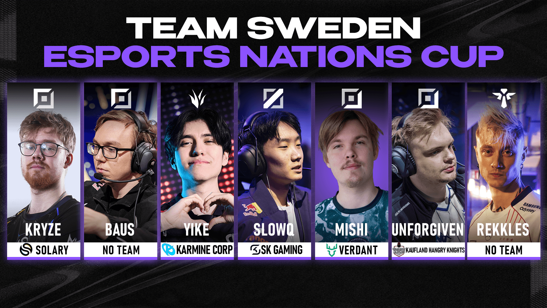 Sweden LoL Roster | Credit: Sheep Esports