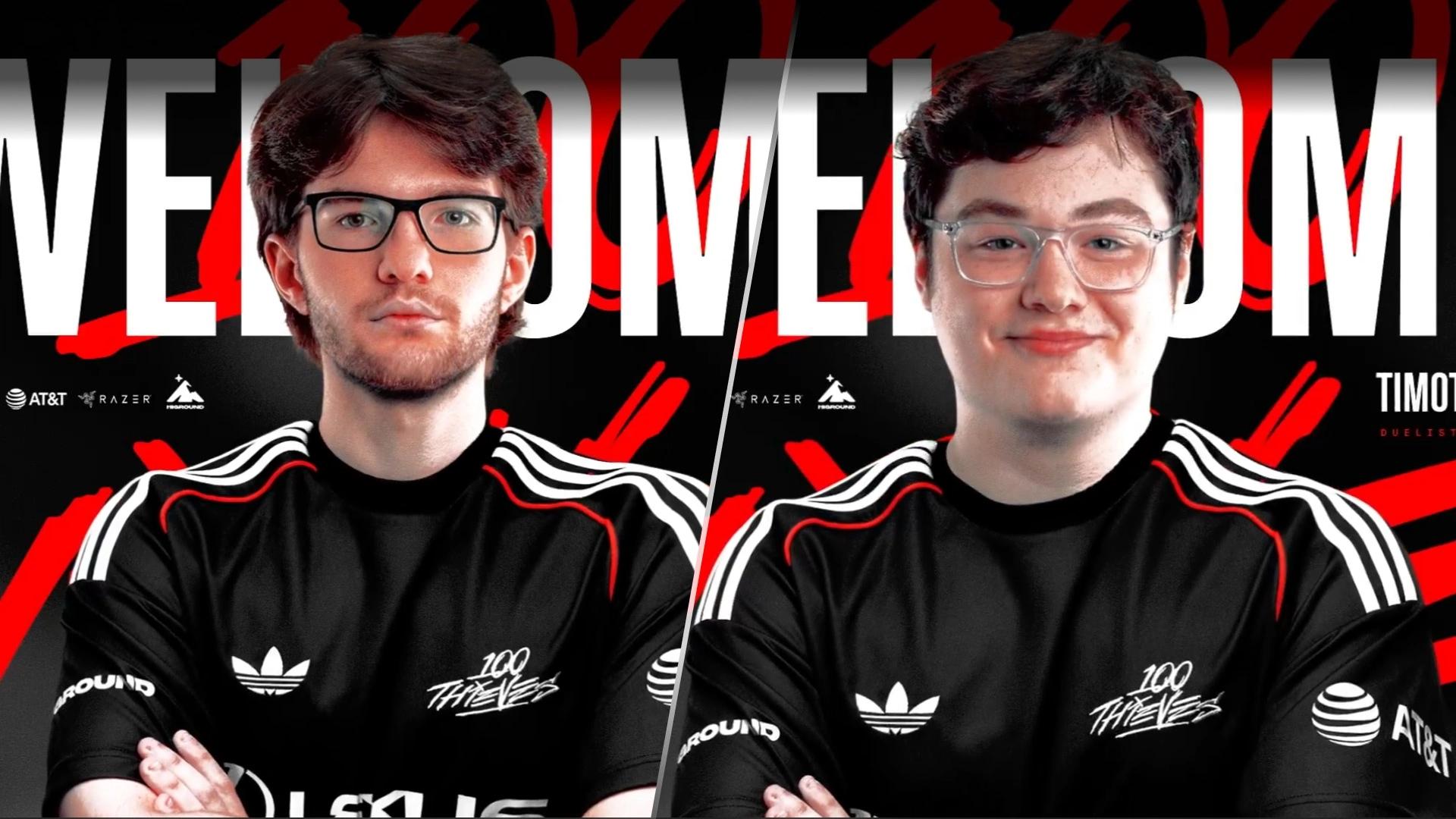 100 Thieves vora and Timotino