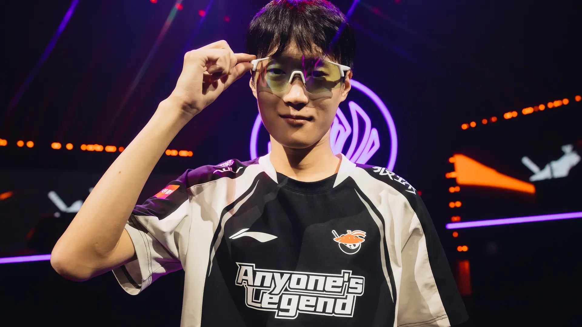 Cui "Shanks" Xiao-Jun, midlaner of Anyone's Legend at MSI 2025.