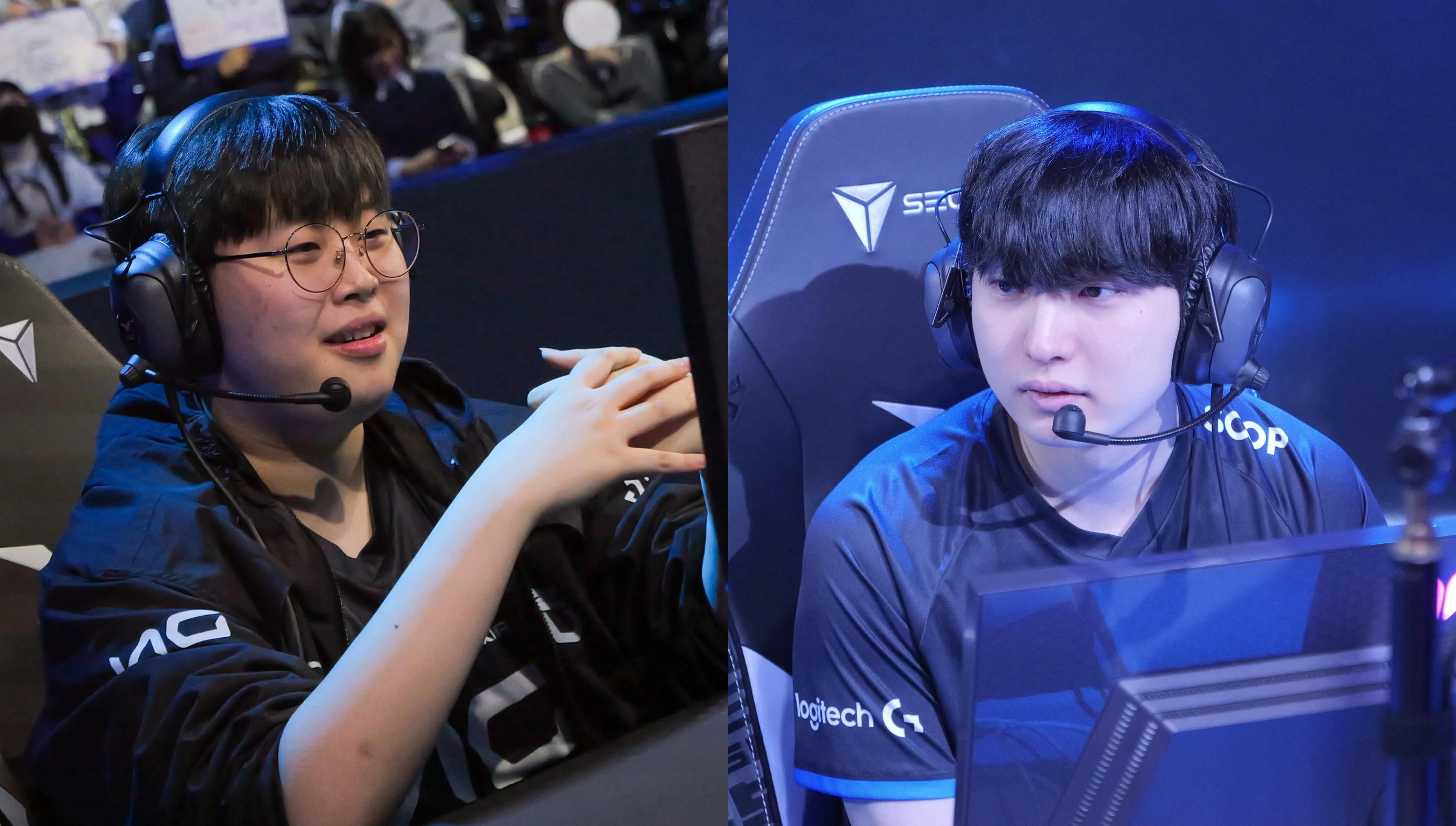 Peter and Deokdam joined DN SOOPers after the 2025 World Championship final. Credit: LCK