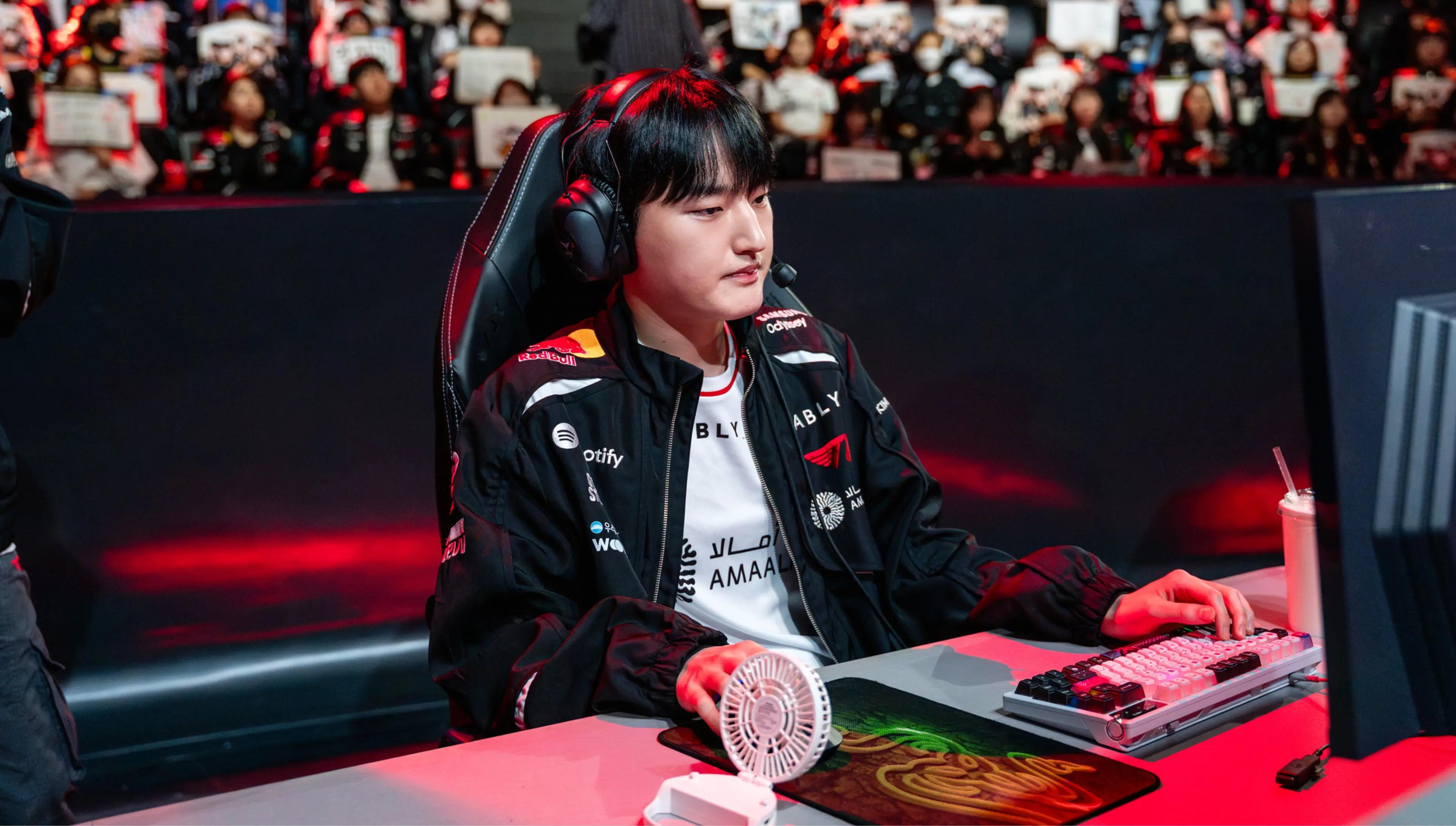 T1 Peyz at LoL Park. Credit: LCK/Riot Games