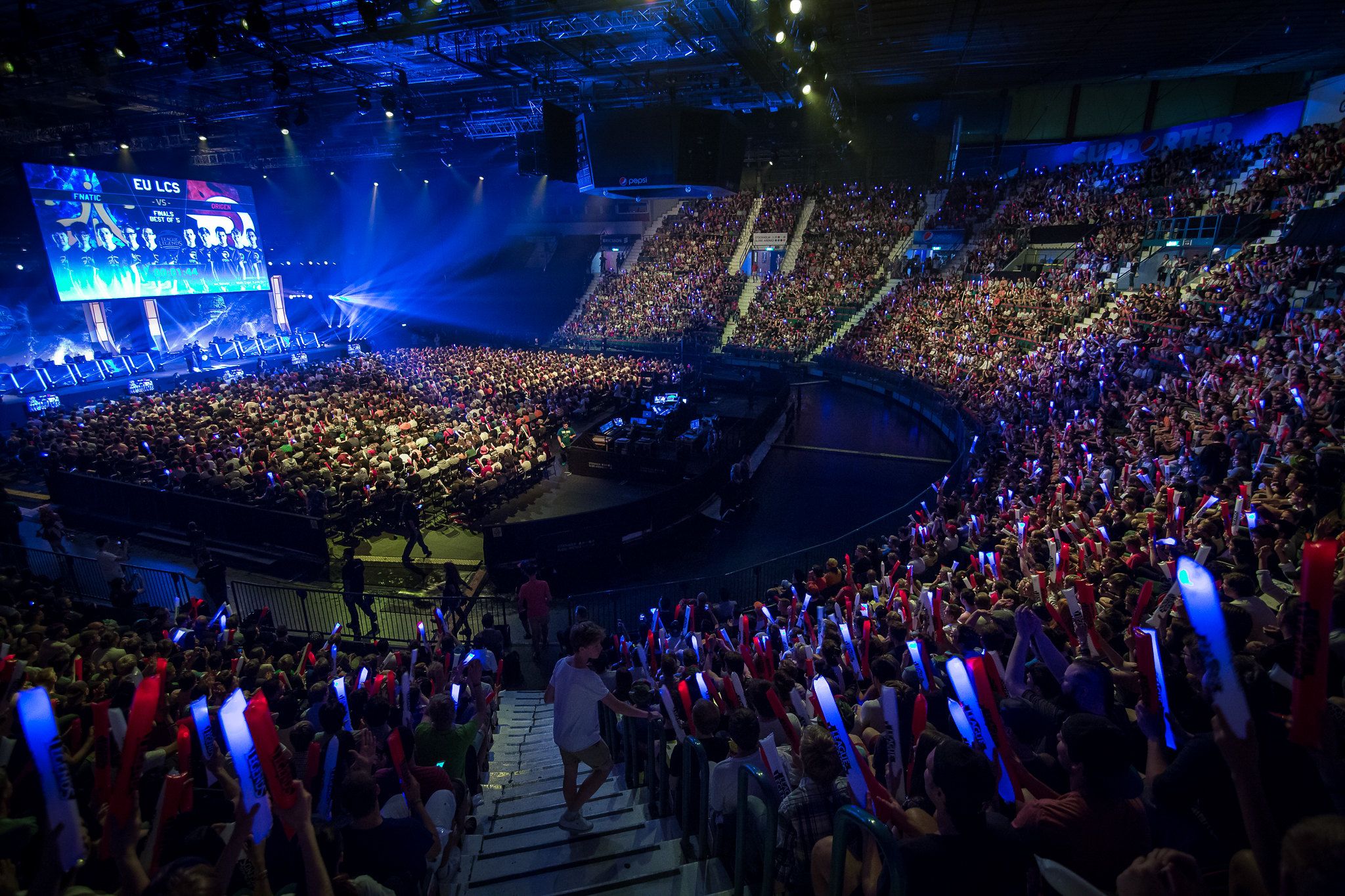 Fnatic and Origen clash in the EU LCS Finals in Stockholm, Sweden