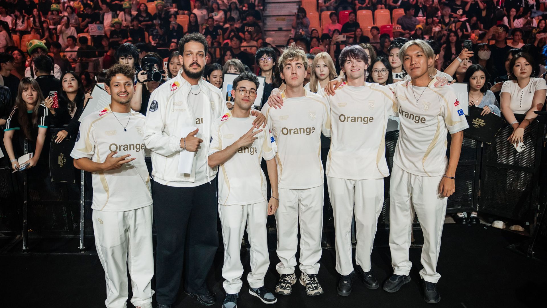 Karmine Corp at VALORANT Champions. Credit: Colin Young-Wolff/Riot Games