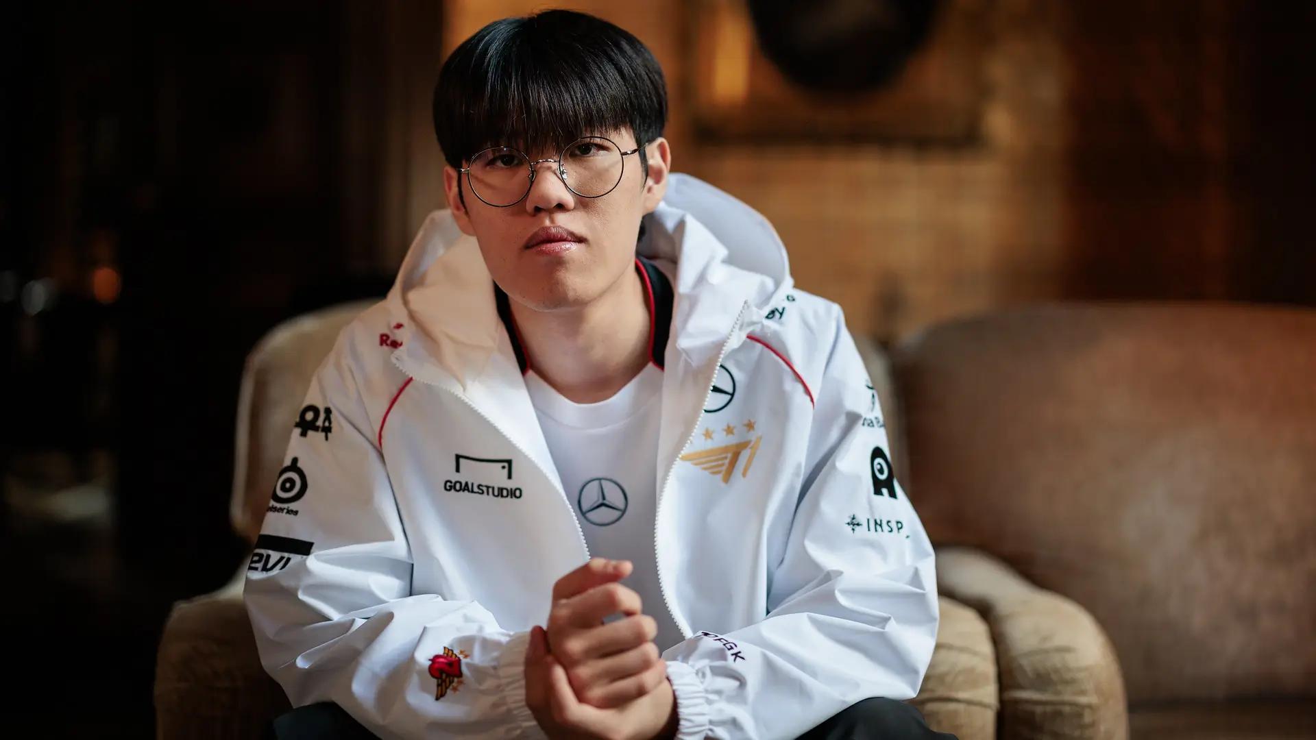 Mun "Oner" Hyeon-jun, jungler of T1 at Worlds 2024. The Korean player representing the LCK.