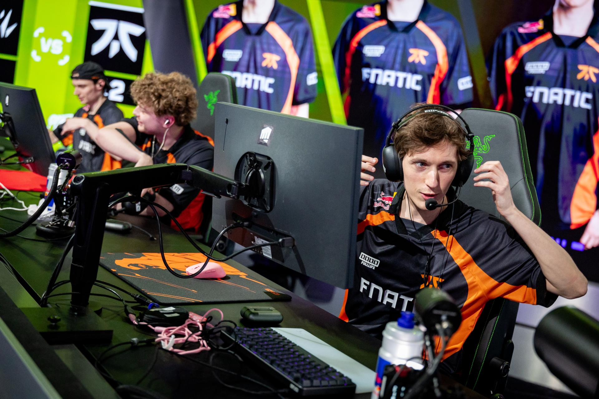 Fnatic during the match against BBL Esports. Credit: Wojciech Wandzel/Riot Games