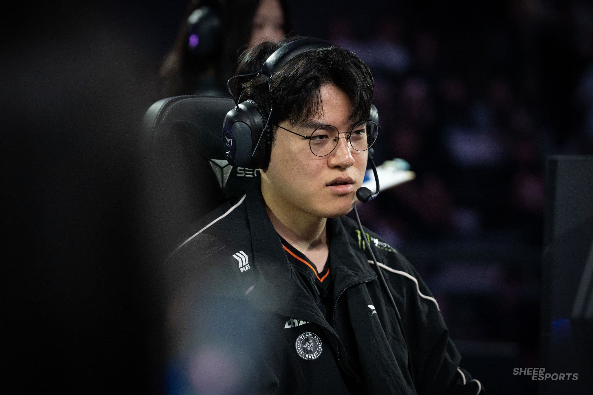 HLE Gumayusi during the Road to MSI 2026 Upper Bracket final against his former team, T1. Credit: Greg Bgz/Sheep Esports