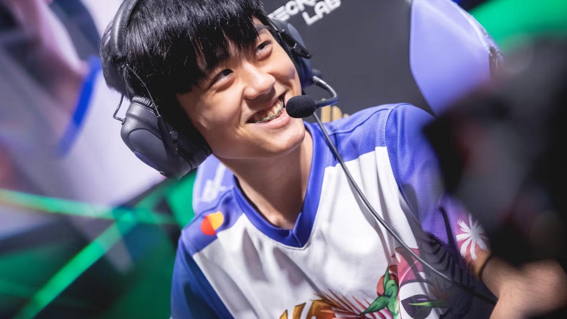 Philip received a first LCS opportunity with FlyQuest during the Summer 2022 split. Credit: Colin Young-Wolff/Riot Games