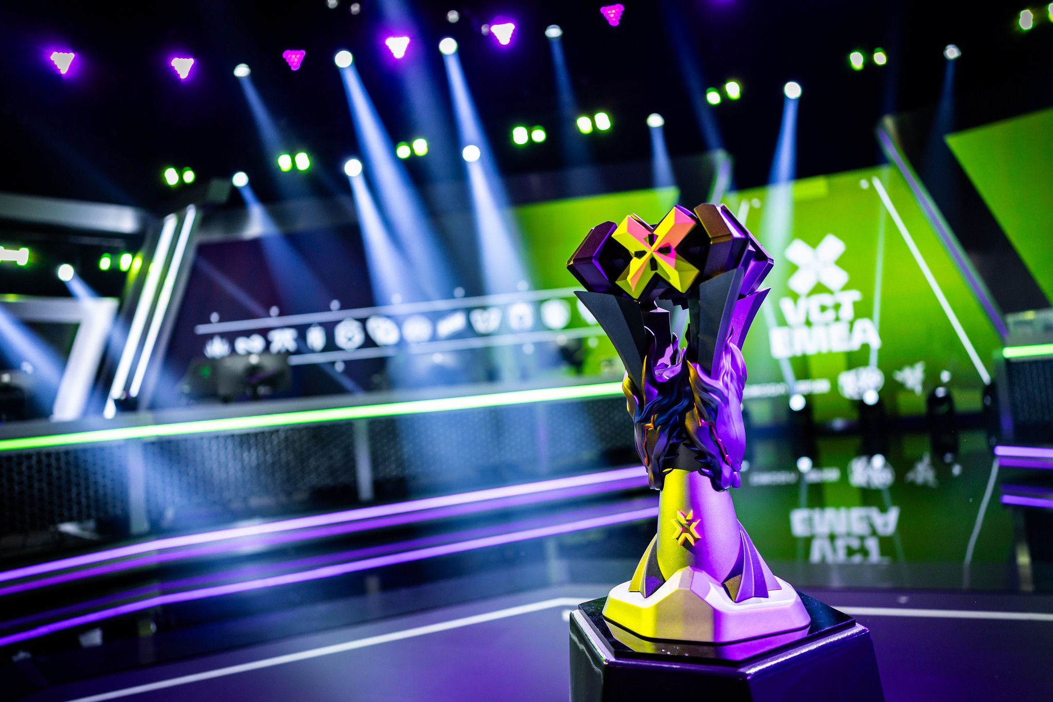 VCT EMEA Trophy. Credit: Wojciech Wandzel/Riot Games