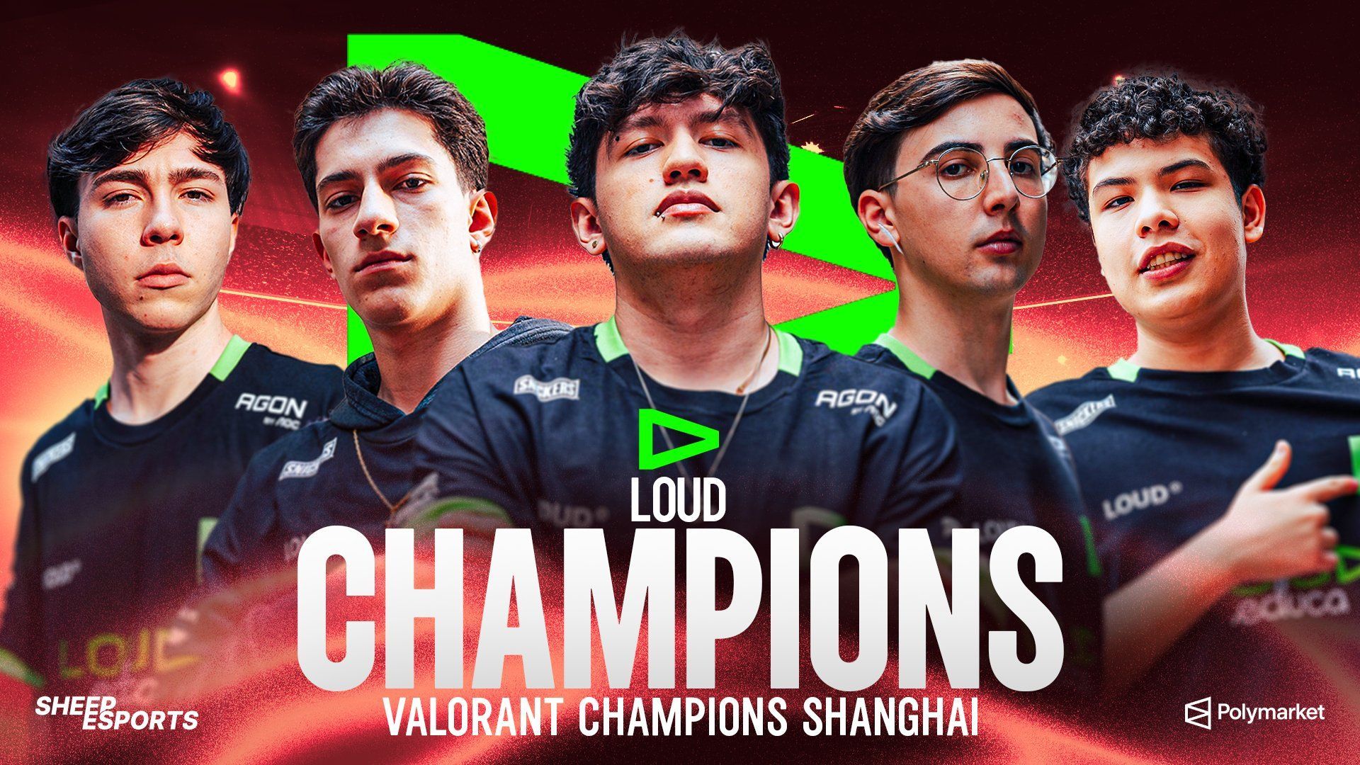 LOUD win their second Champions title. Credit: Riot Games/Sheep Esports