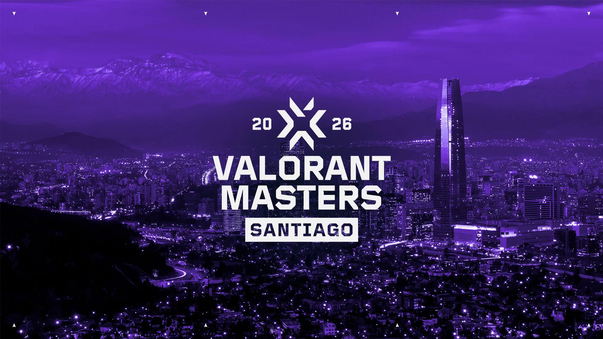 The Masters will take place in Santiago for the first international tournament of 2026. Credit: VALORANT/Riot Games