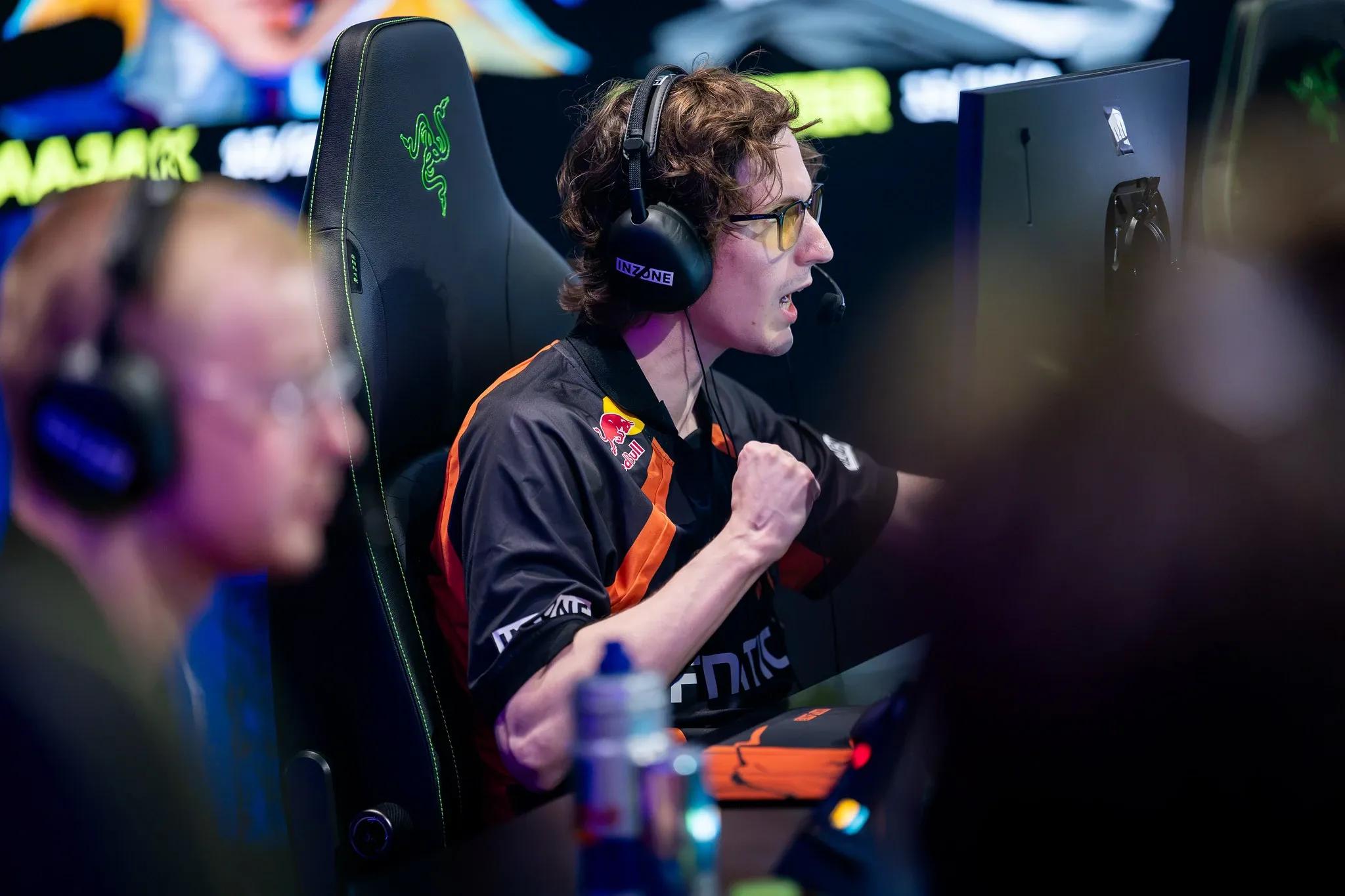 Boaster and Fnatic secured their second win of the season. Credit: Michał Konkol/Riot Games