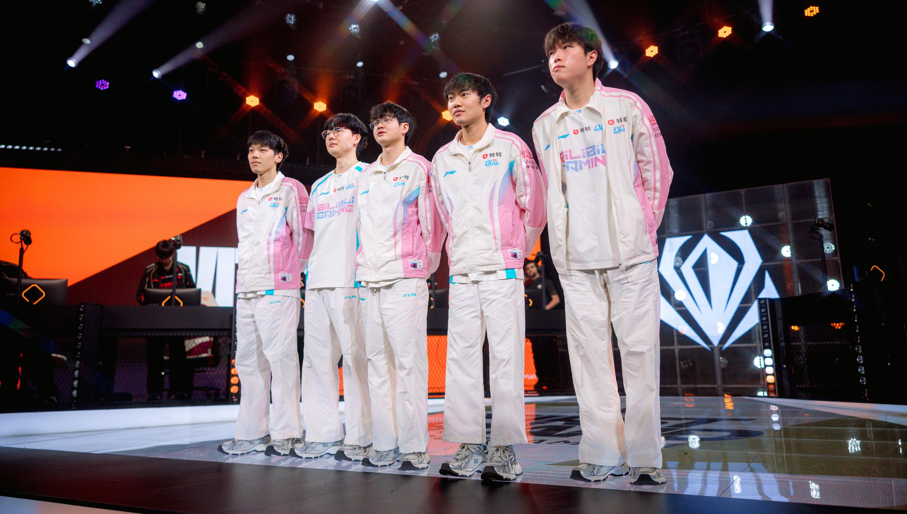 Bin was named MVP of the grand final. Credit: Bruno Alvares/Riot Games