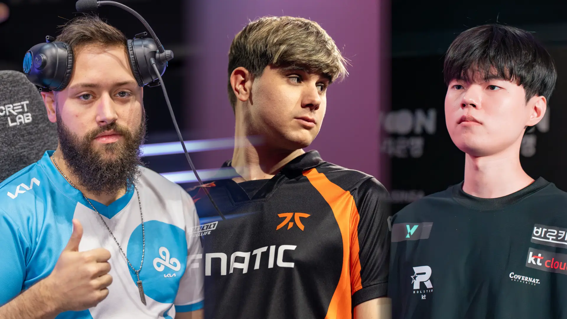 Credits (Left to Right): Stefan Wisnoski/Elliot Le Core/LCK, & Riot Games