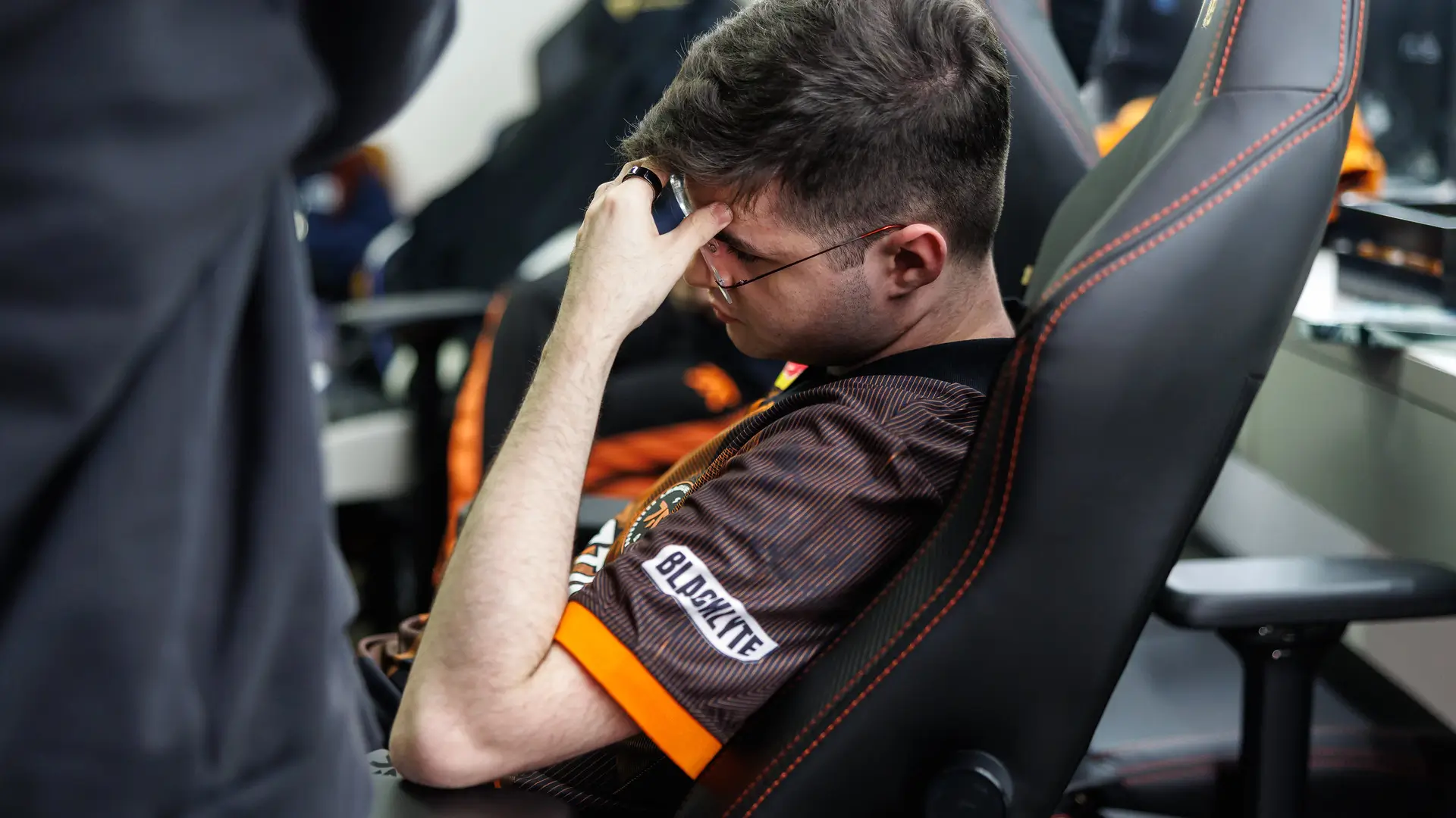 Óscar "Oscarinin" Muñoz Jiménez, toplaner of Fnatic at Worlds 2025.
