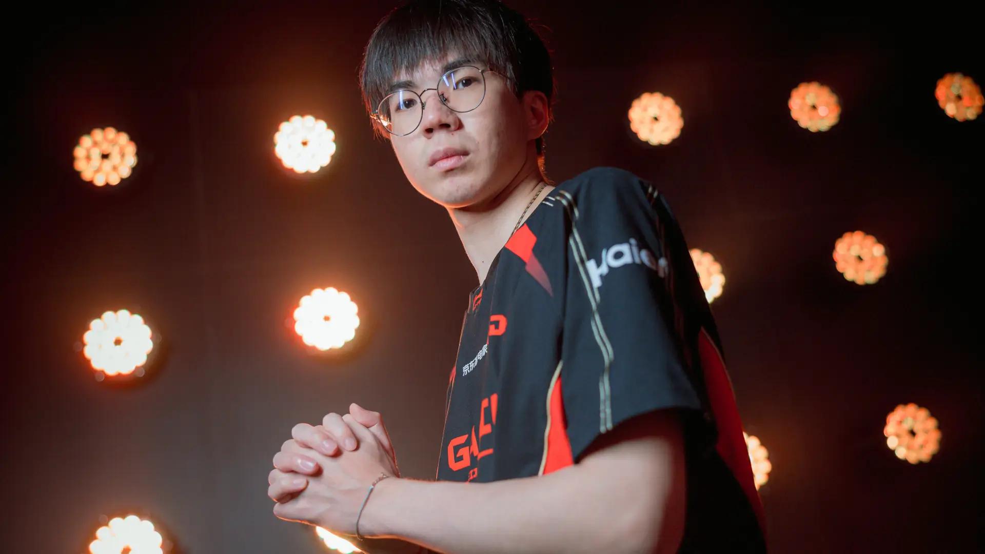 Yu "JunJia" Chun-Chia, jungler of JD Gaming at First Stand 2026. Photo Credit: Bruno Alvares/Riot Games