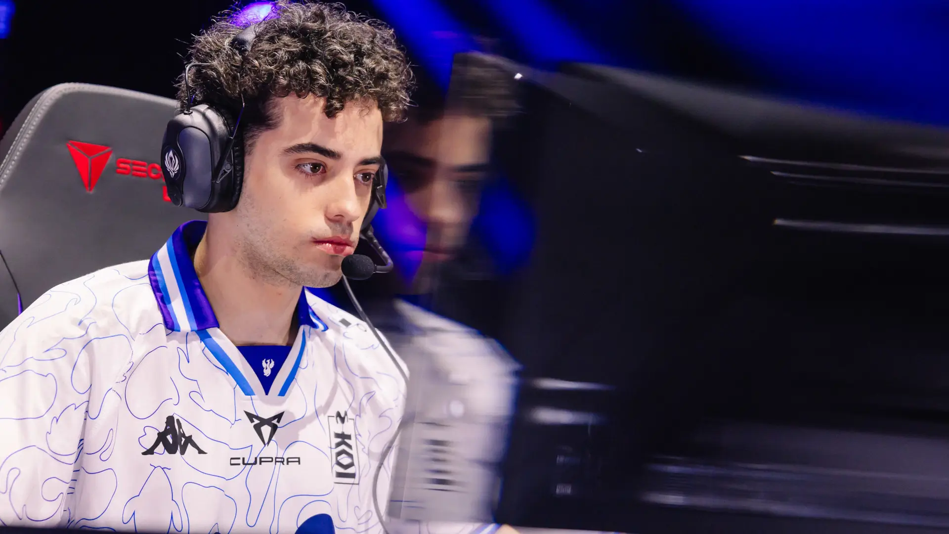 Álvaro "Alvaro" Fernández del Amo, support of Movistar KOI at MSI 2025.