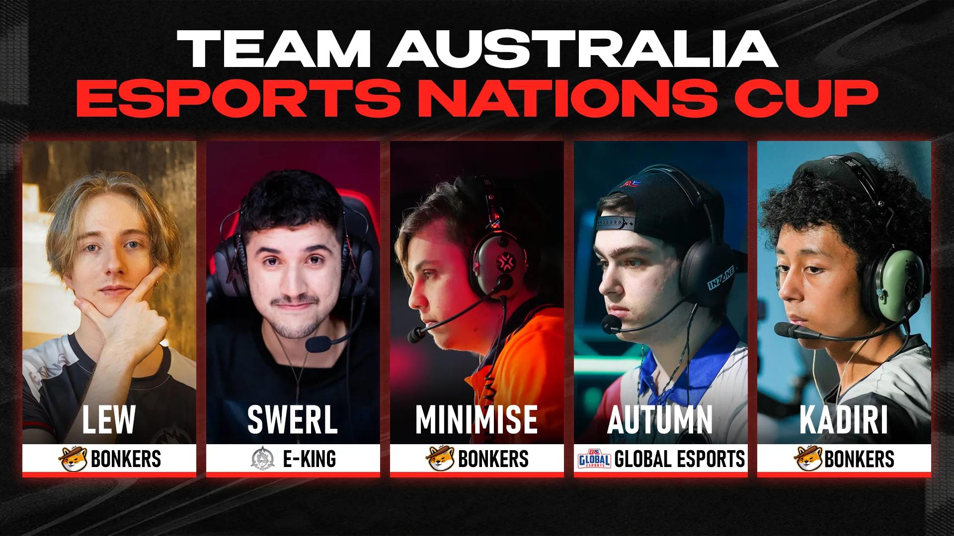 A good five for Australia. Credit: Sheep Esports