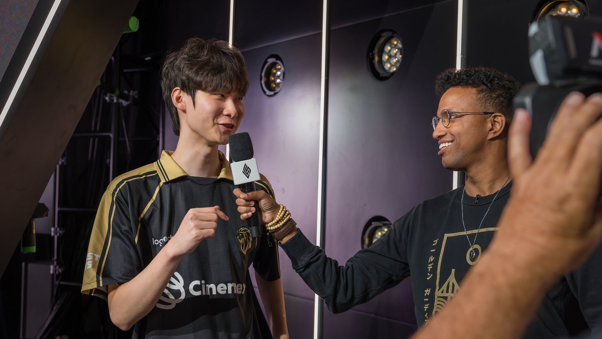 Saint in a mid-series interview. | Photo Credit: Riot Games