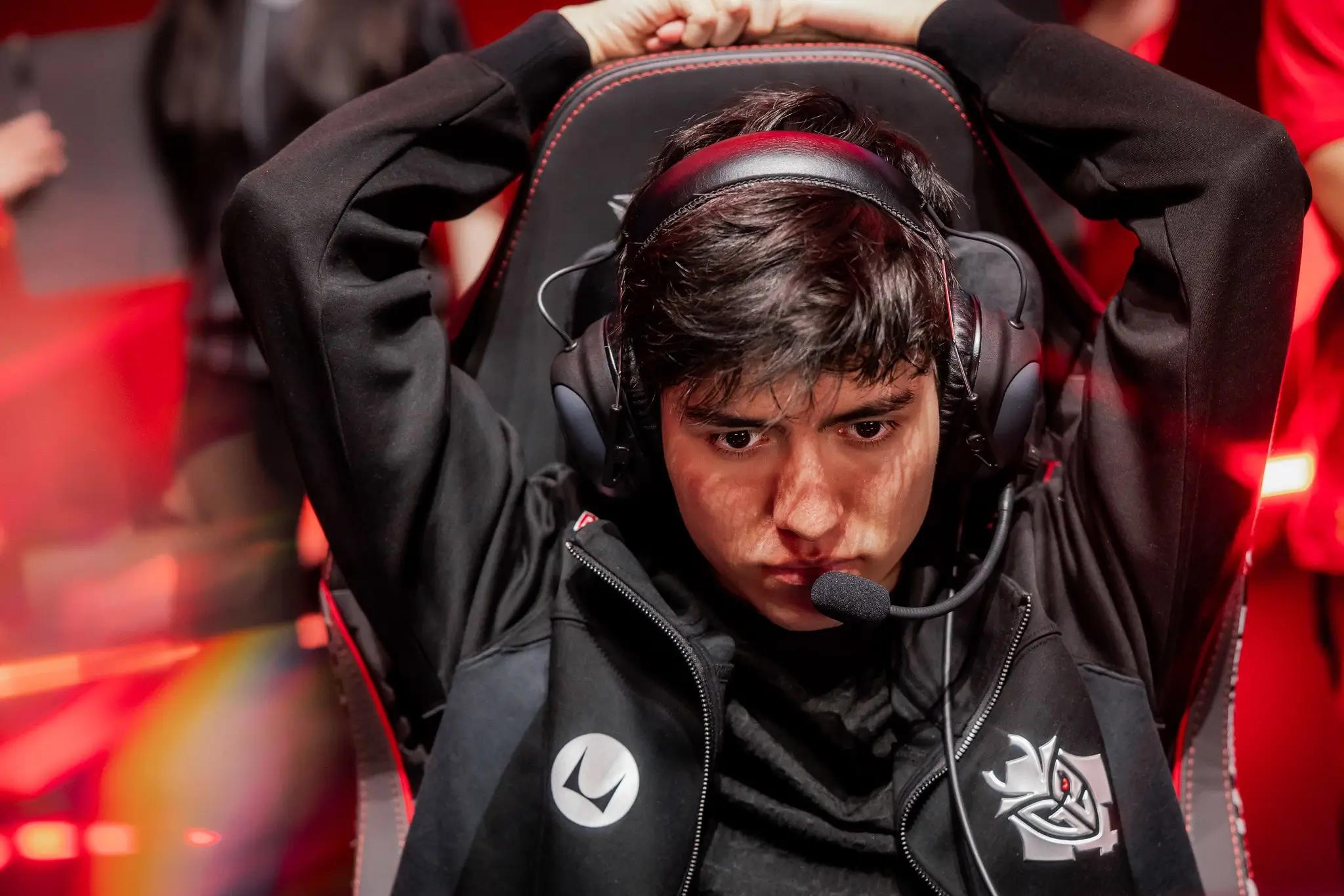 Martin "Yike" Sundelin, defeated by T1 at the Mid-Season Invitational (MSI) 2024.