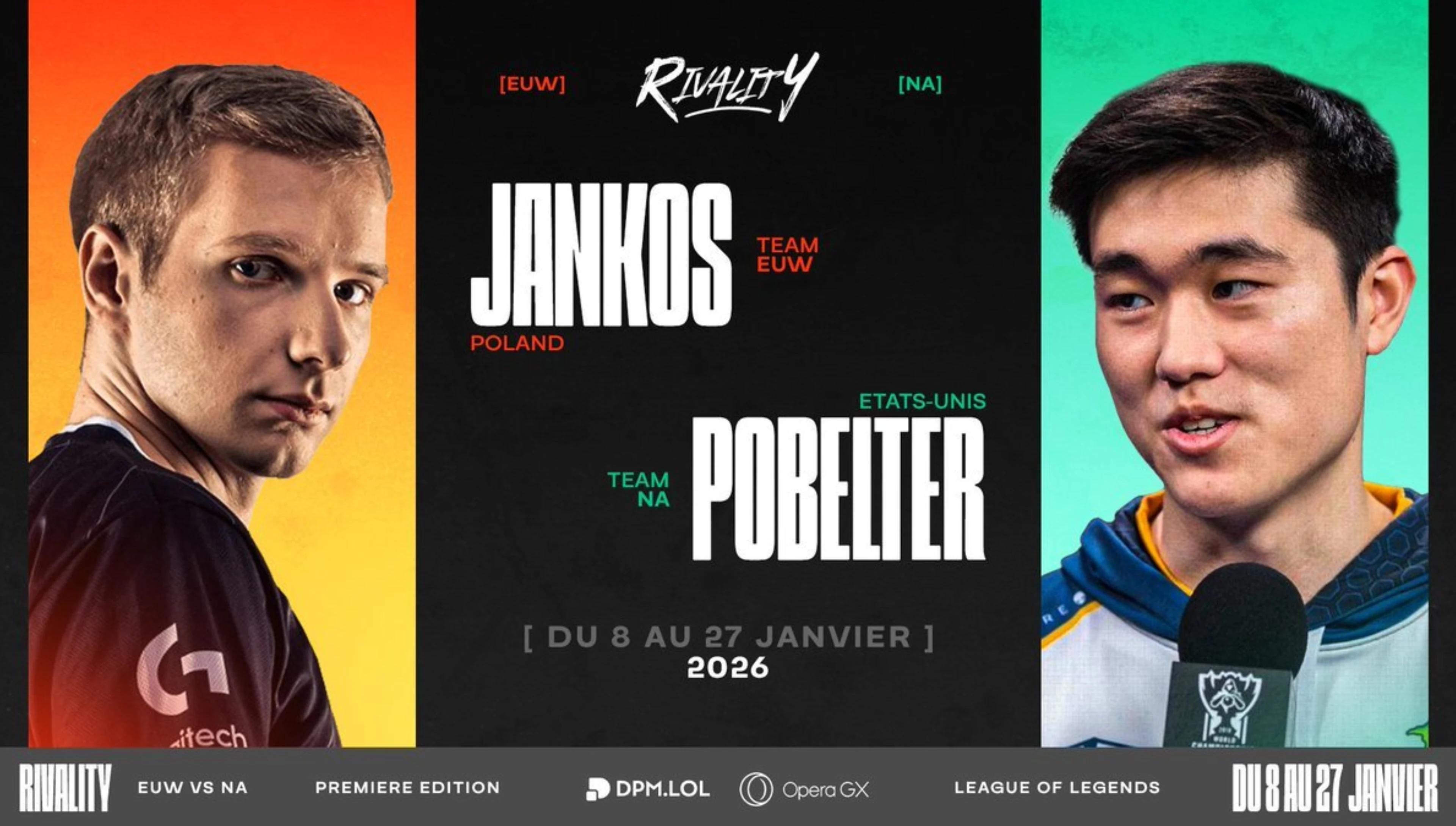 Jankos and Pobelter, two Worlds participants, will be part of the challenge. Credit: @i_reaz