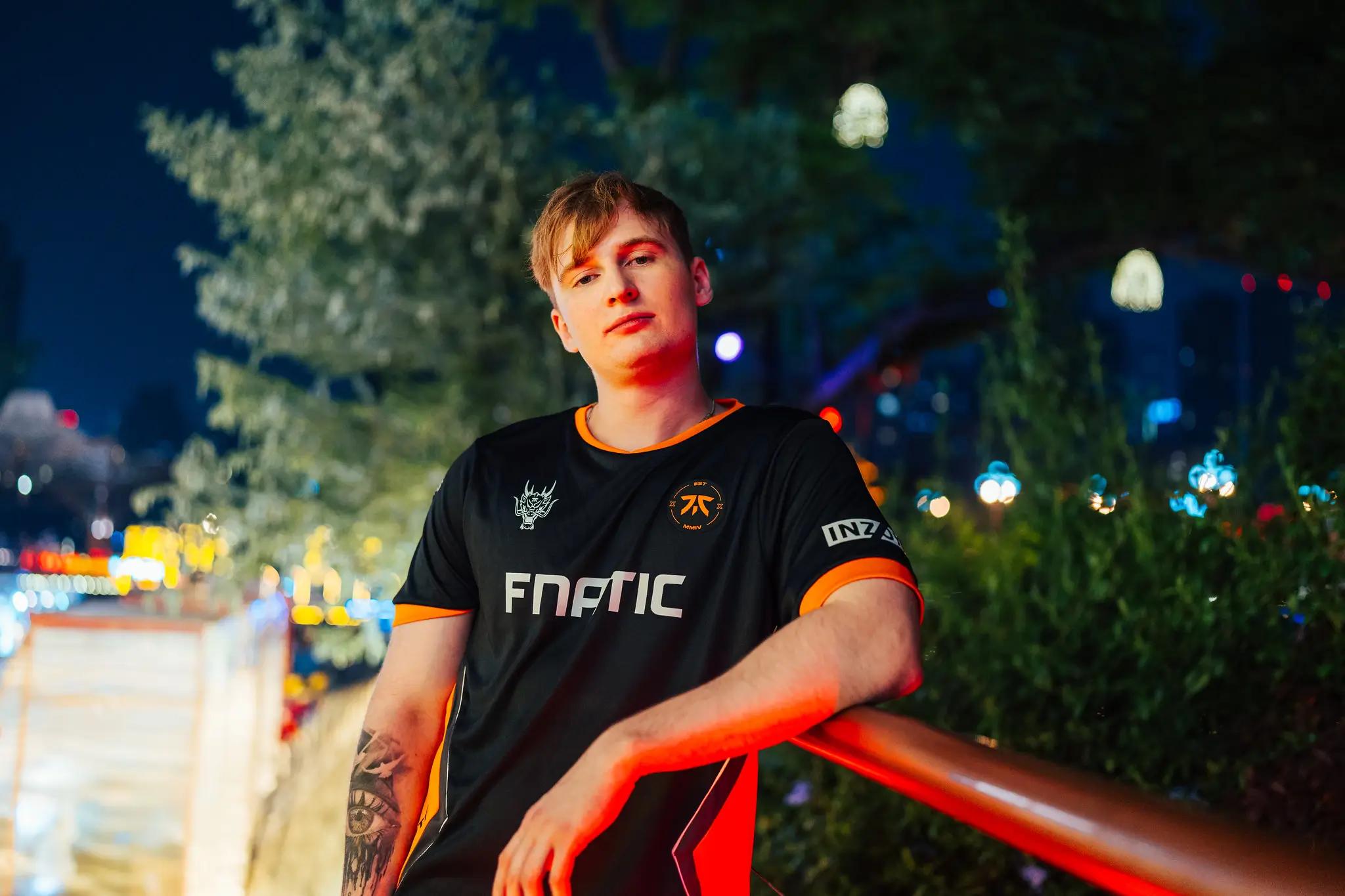 Marek "Humanoid" Brázda of Fnatic during MSI Play-Ins 2024 features day in Chengdu