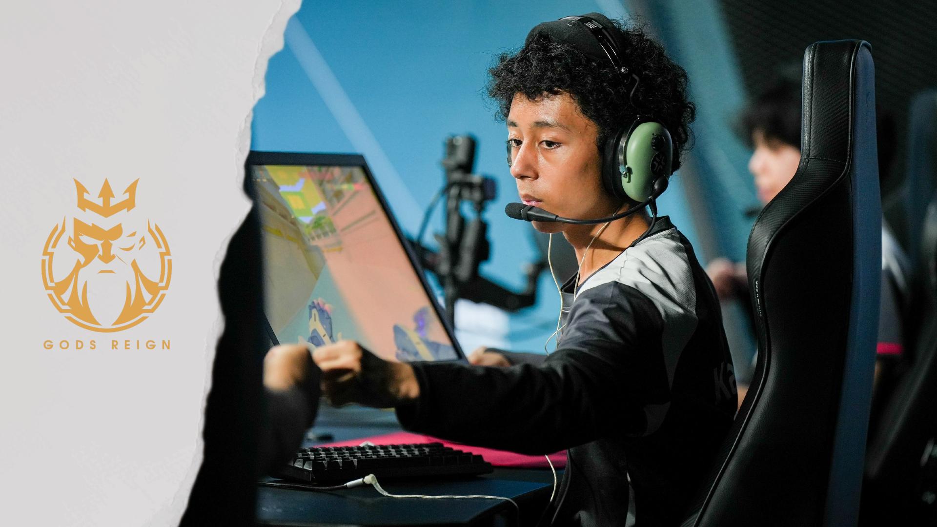 KADIRI, the new player for Gods Reign on stage. Credit: VALORANT/Riot Games