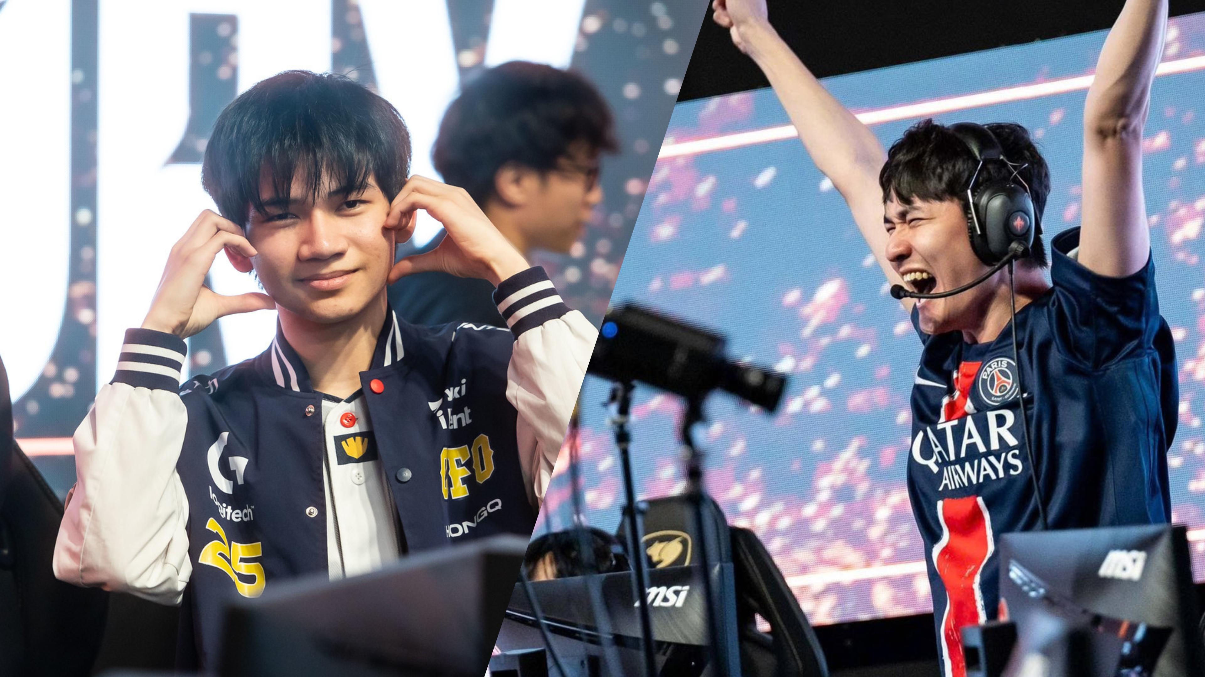 HongQ and Karsa after their qualification to Worlds 2015