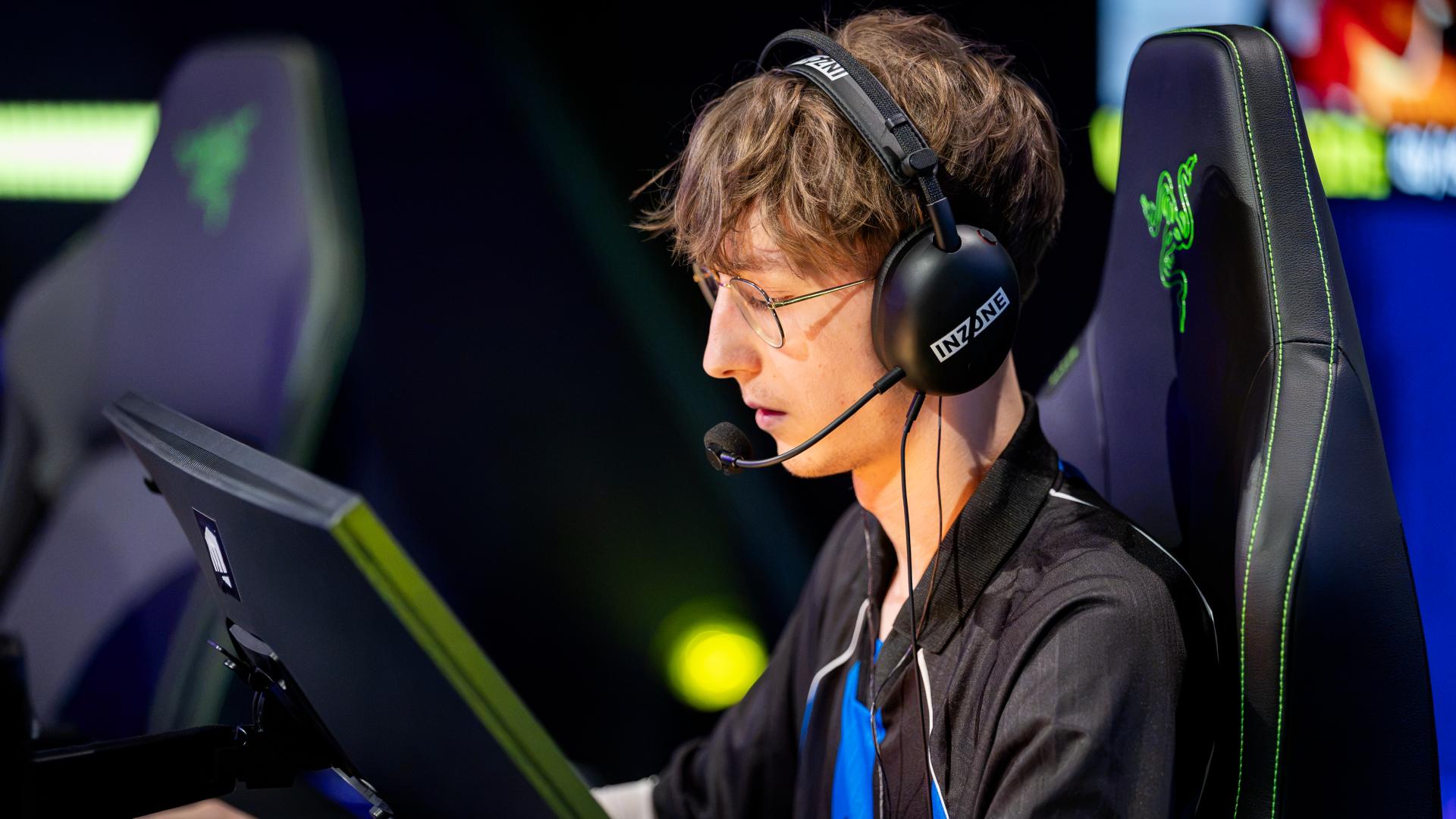 Jesse during the game against Team Liquid. Credit: Michał Konkol/Riot Games