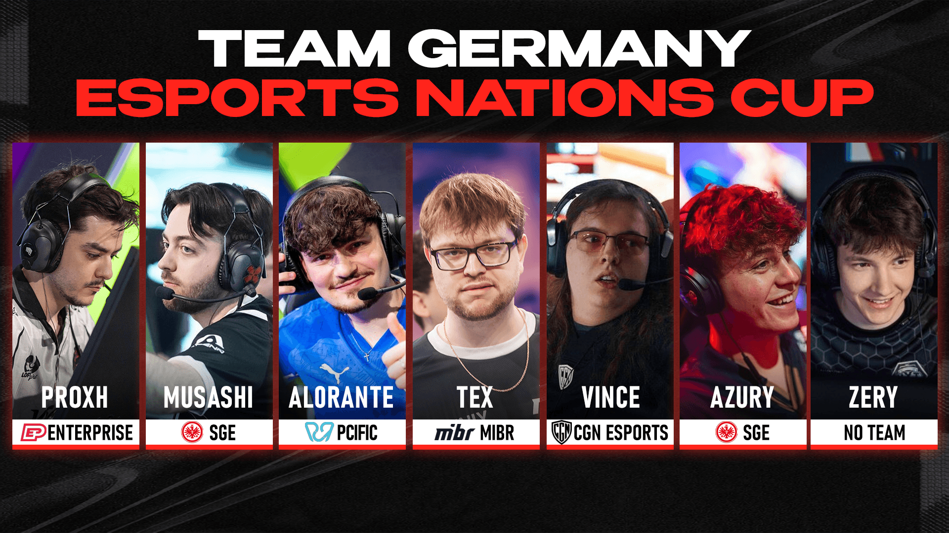 Germany ENC Valorant Roster. Credit: Sheep Esports