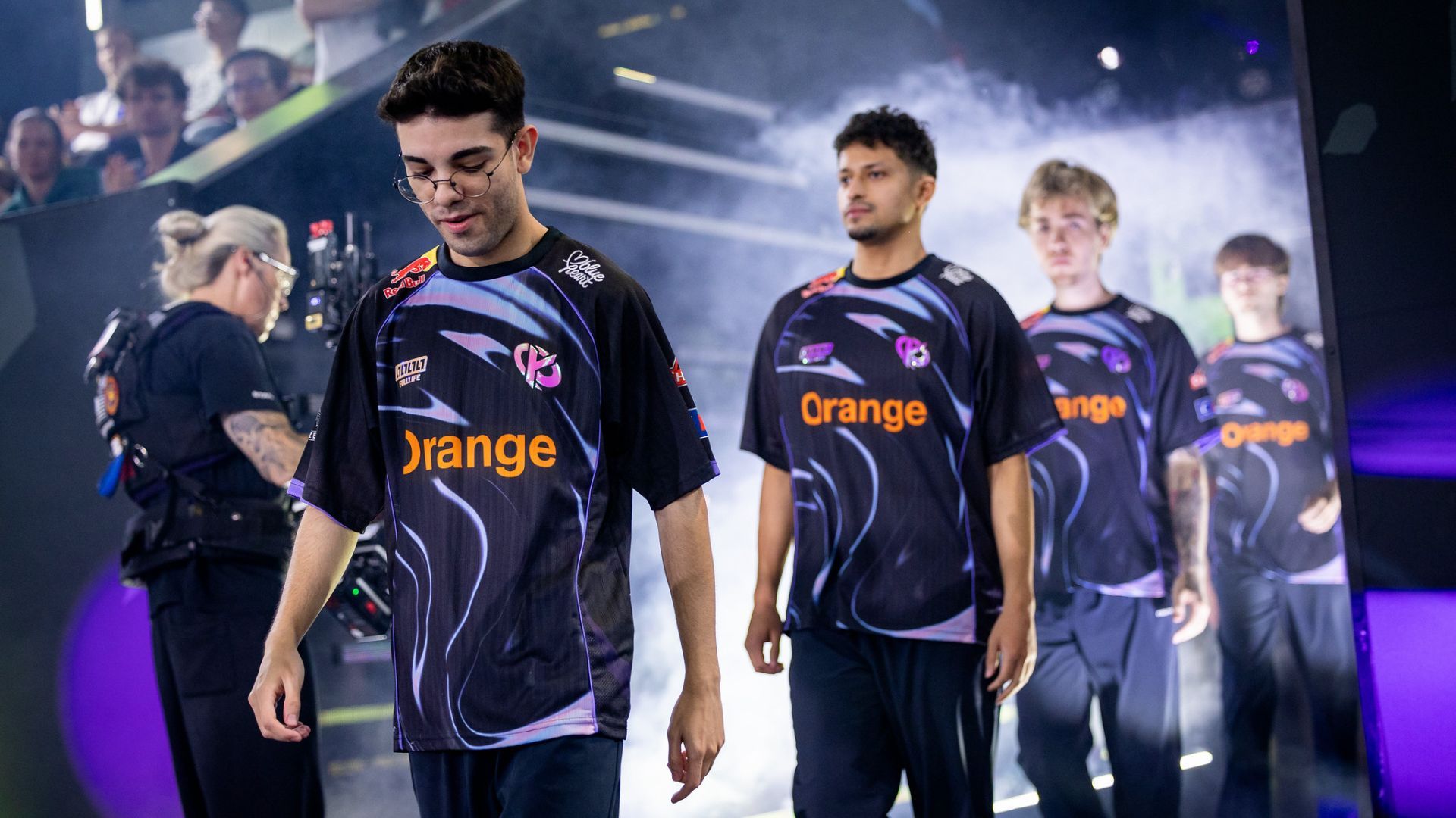 Karmine Corp is one series away from qualifying to the Champions. Credit: Sasha Safronova/Riot Games